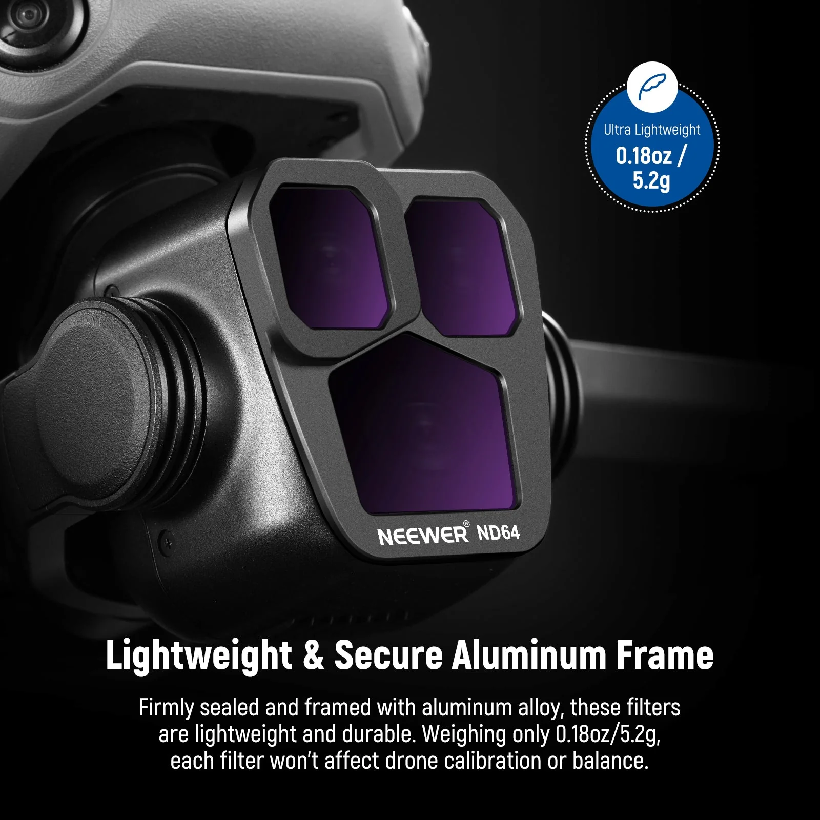 NEEWER ND Filter Set compatible with DJI Mavic 3 Pro/Pro Cine - Image 7