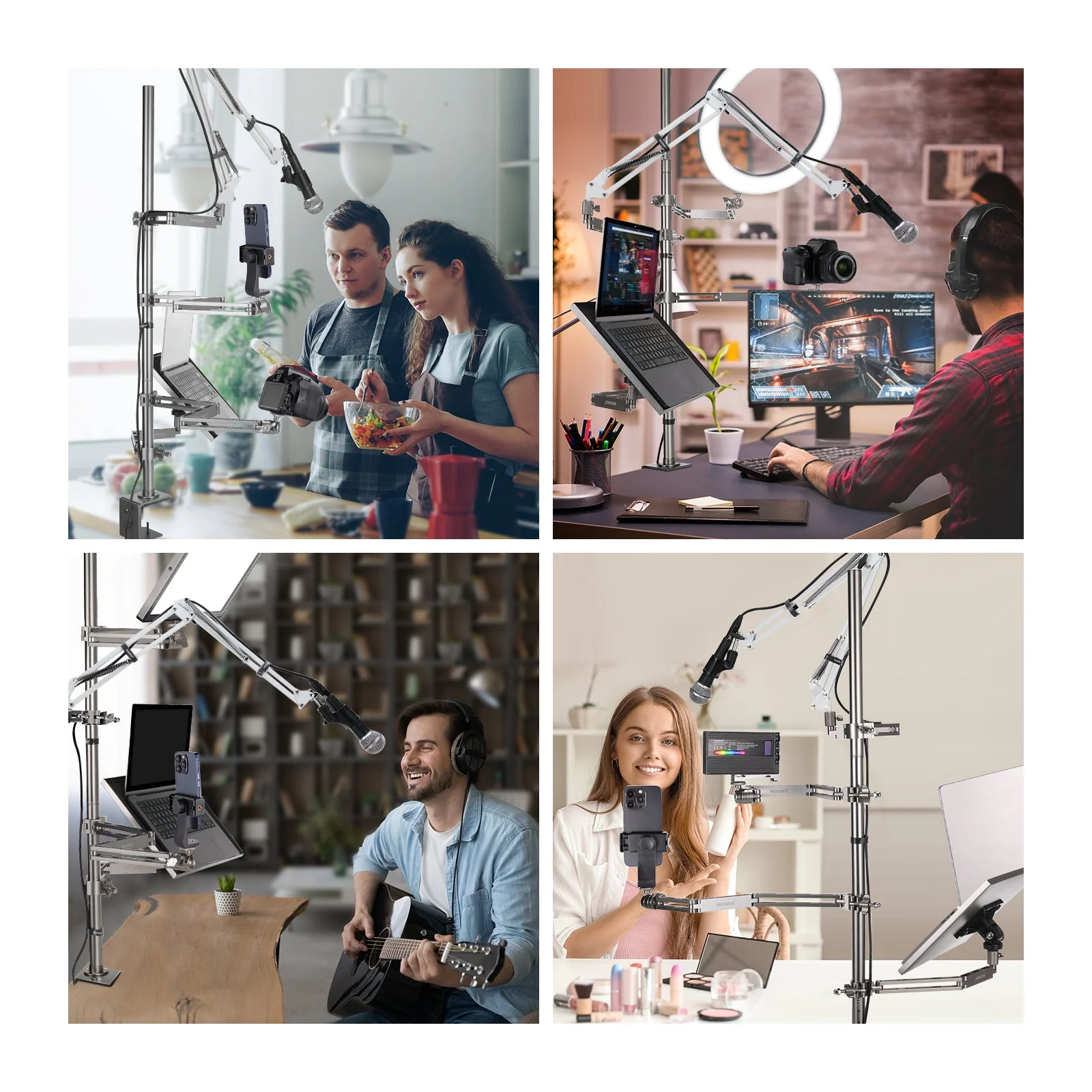 NEEWER DS002 Overhead Camera Rig Desk Mount - Image 8