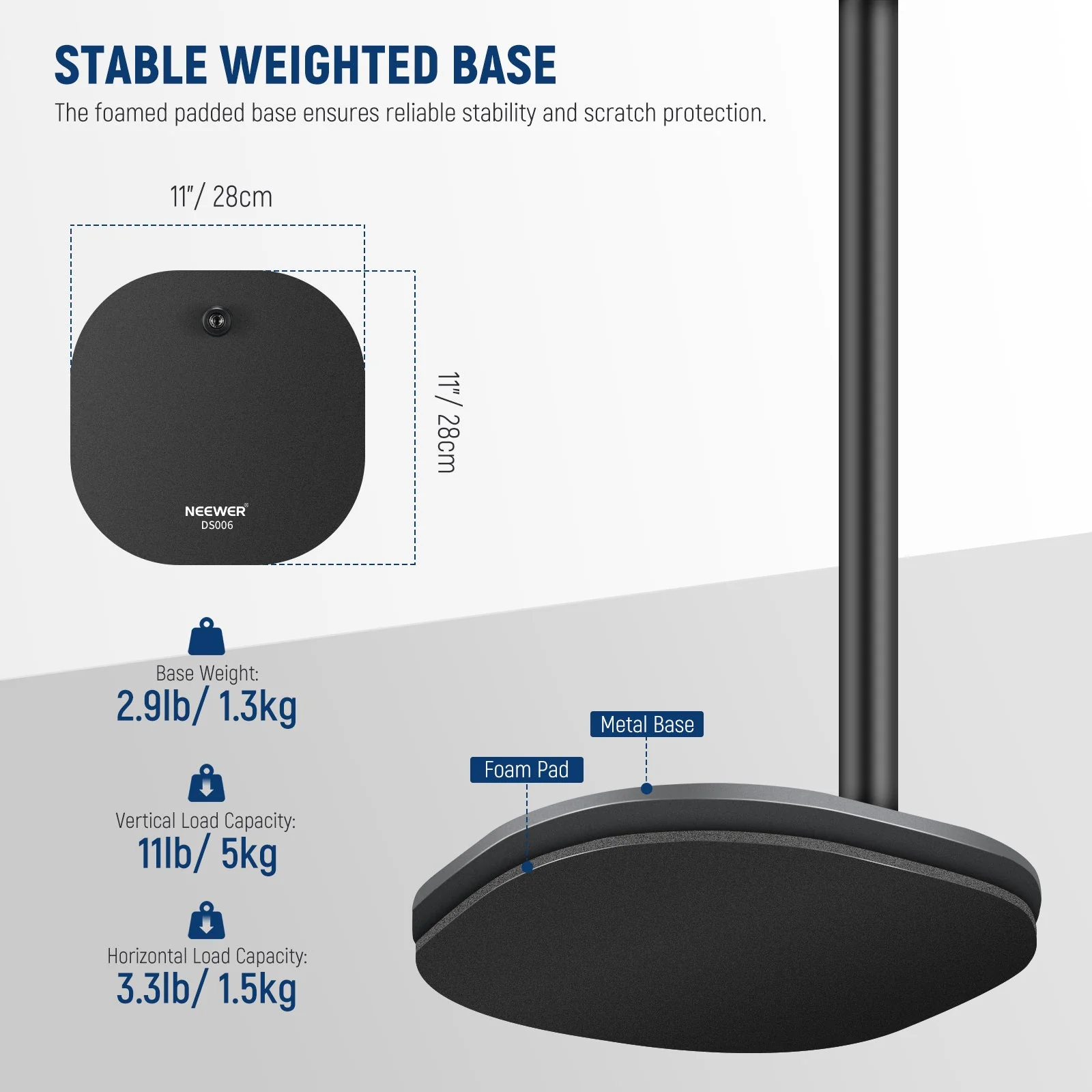 NEEWER DS006 Adjustable Desktop Mount Stand - Image 2
