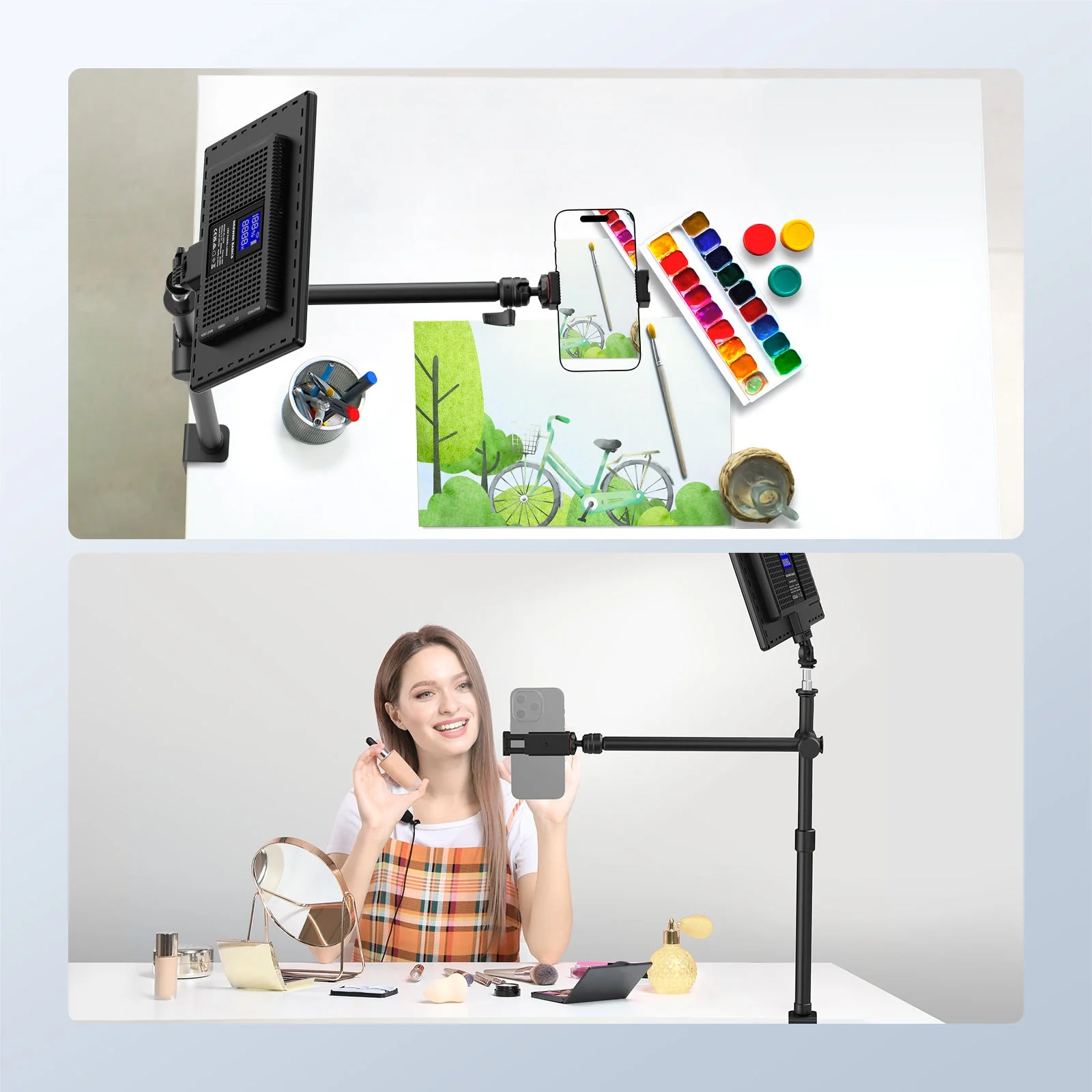 NEEWER DS024 Flexible Overhead Camera Table Stand - Image 7
