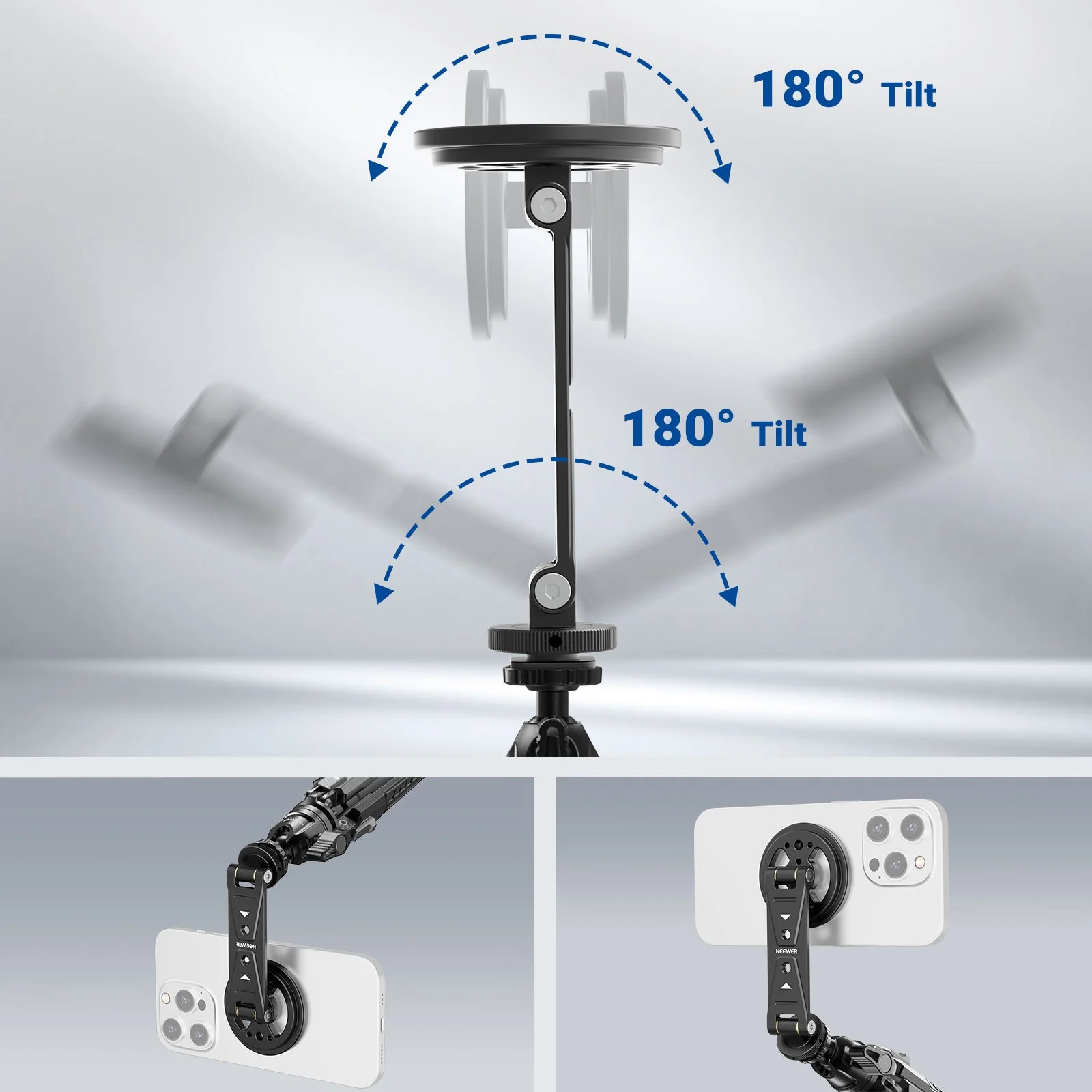 NEEWER DS031 Magnetic Phone Tripod Mount - Image 3