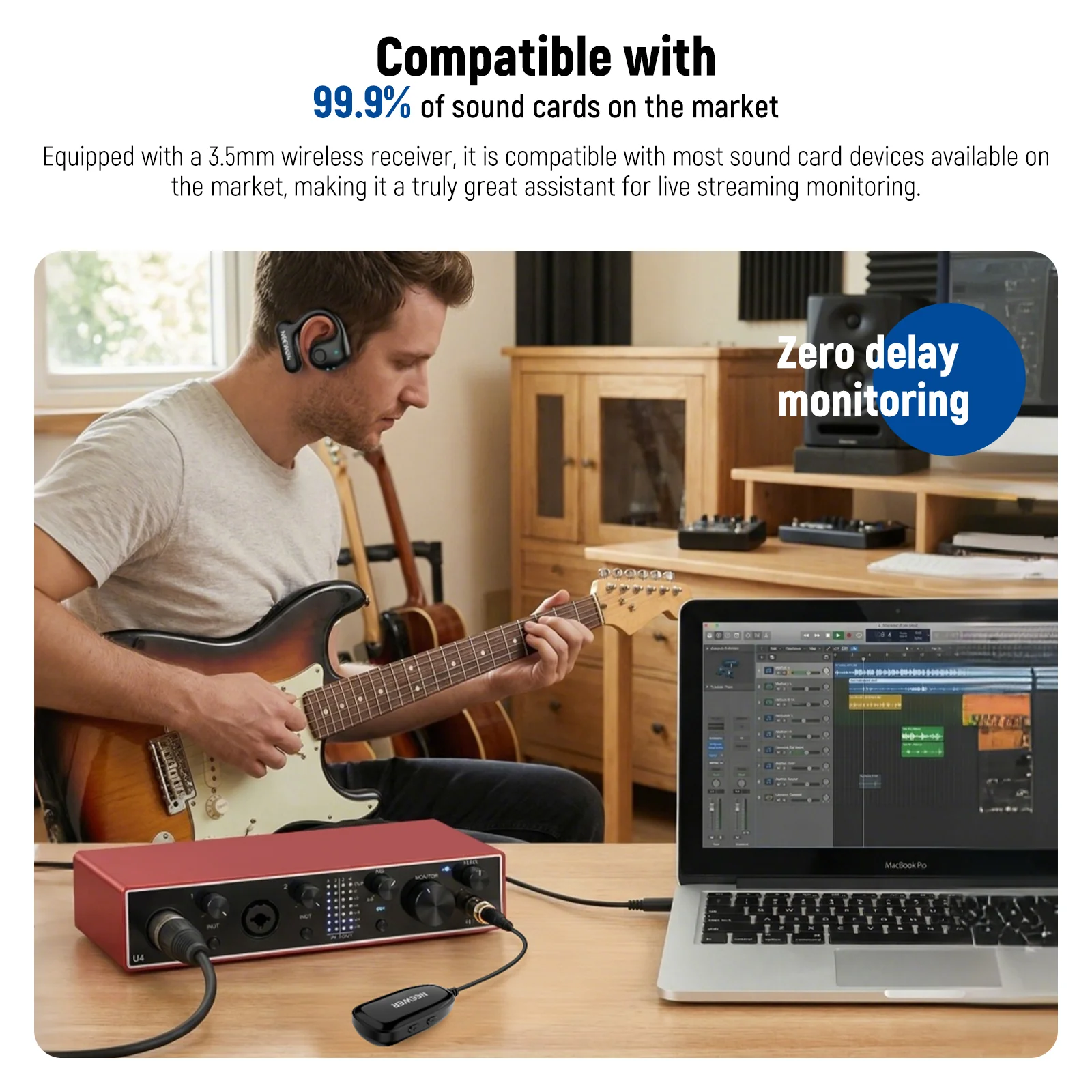 NEEWER EB01 OWS Wireless Monitoring Earphones - Image 2