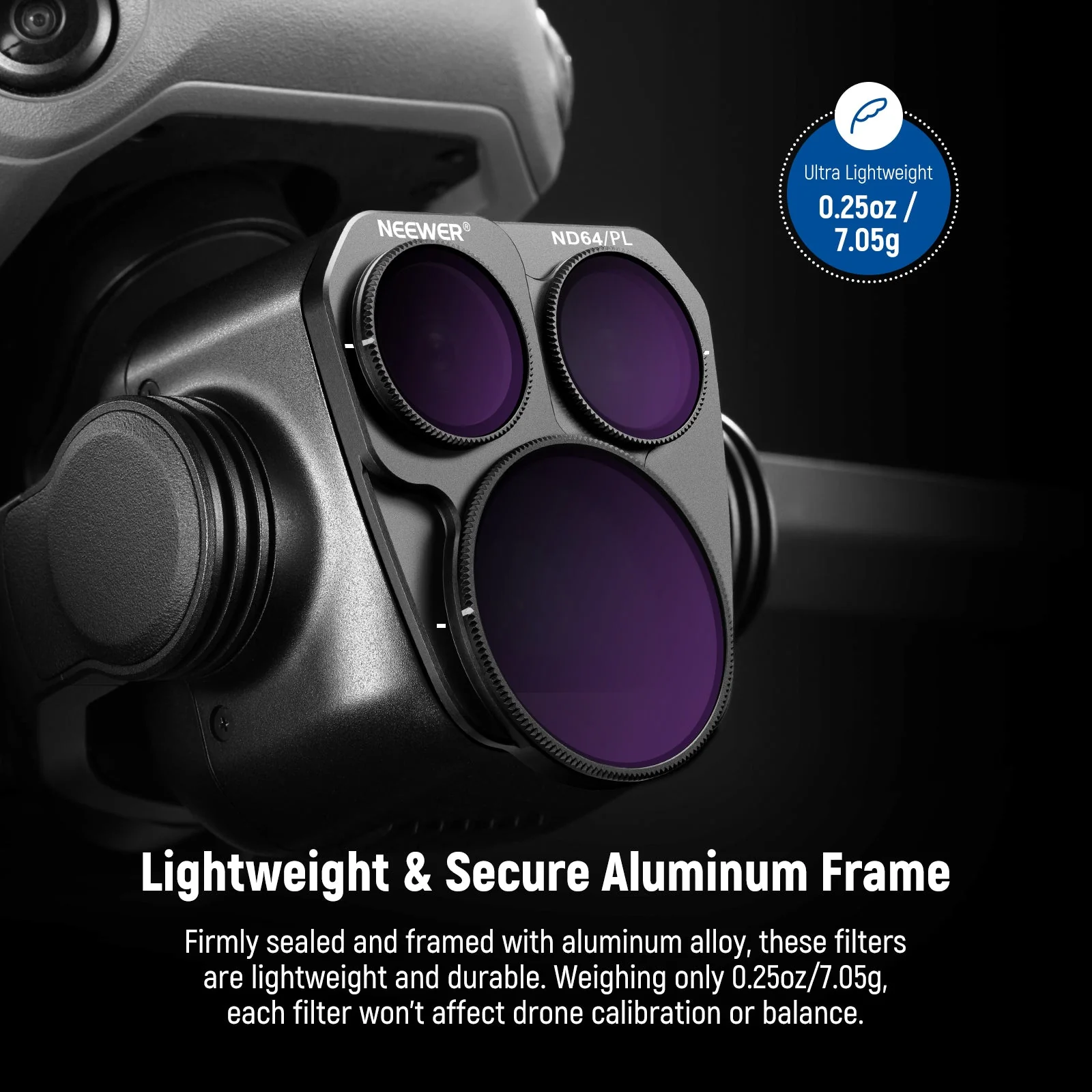 NEEWER ND/PL Filter Set For DJI Mavic 3 Pro/Pro Cine - Image 6