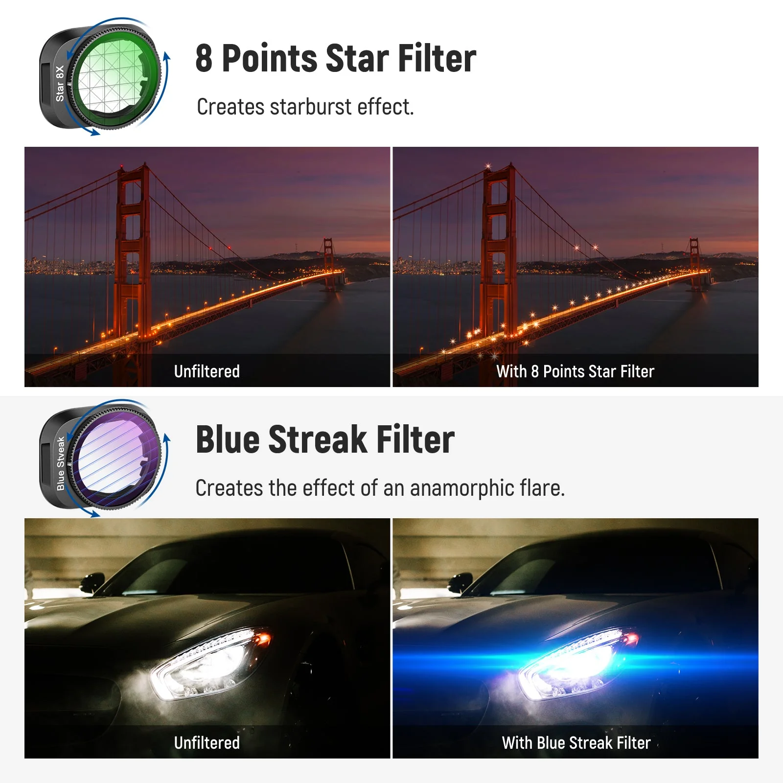 NEEWER Effects Filters and ND Filters compatible with DJI Mini 3/Mini 3 Pro - Image 5