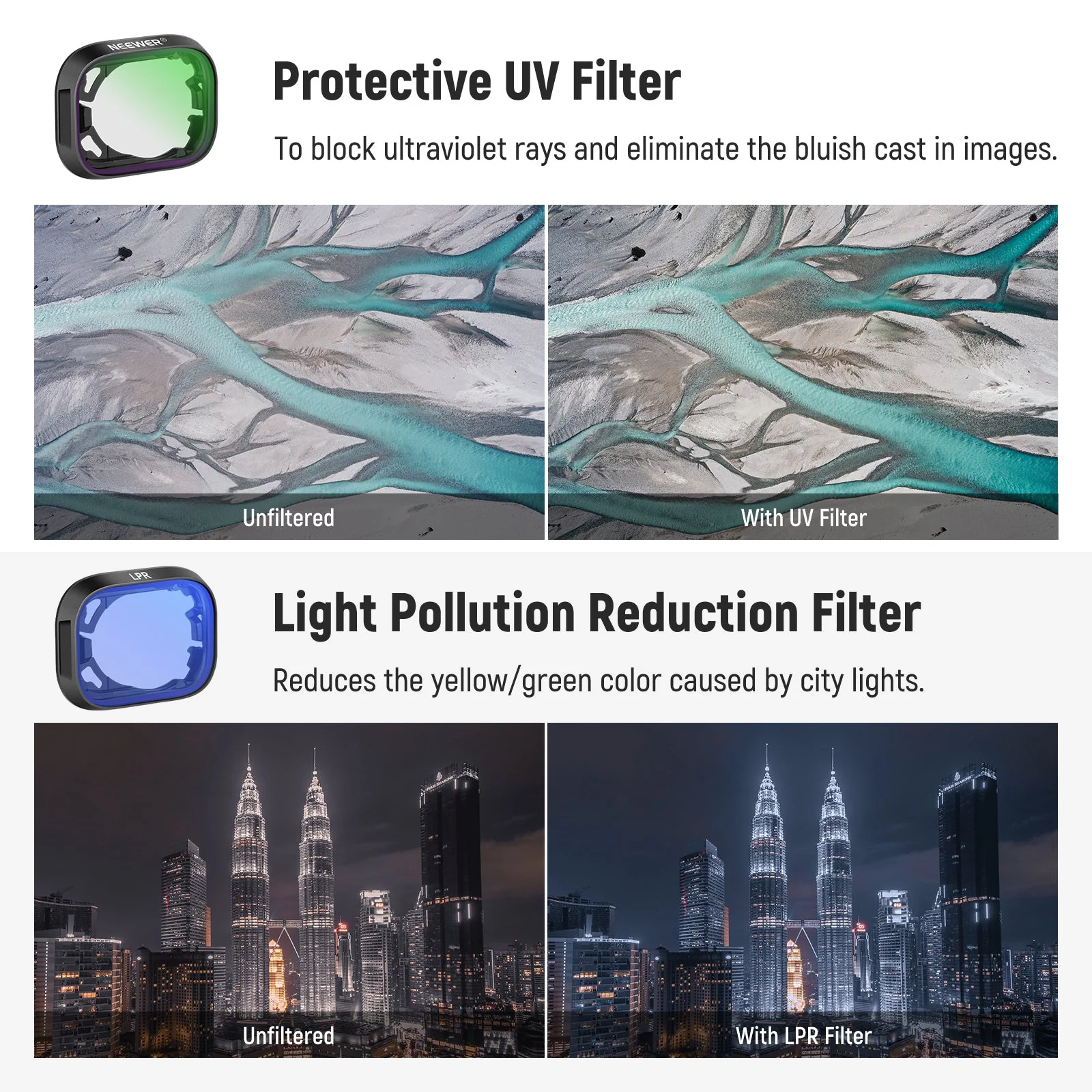 NEEWER Effects Filters and ND Filters compatible with DJI Mini 3/Mini 3 Pro - Image 6