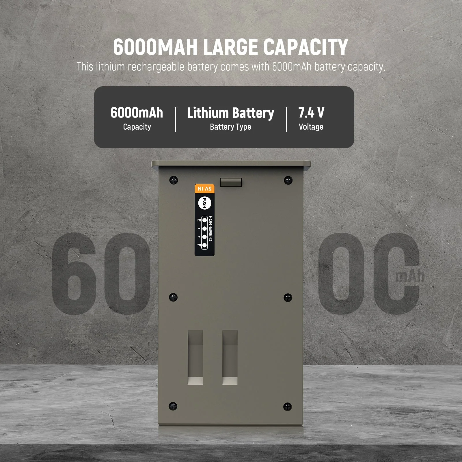 NEEWER EM6-D Hunting Camera Battery Pack for Reveal X Gen 3.0/X Pro/X Gen 2.0/SK/XB - Image 3
