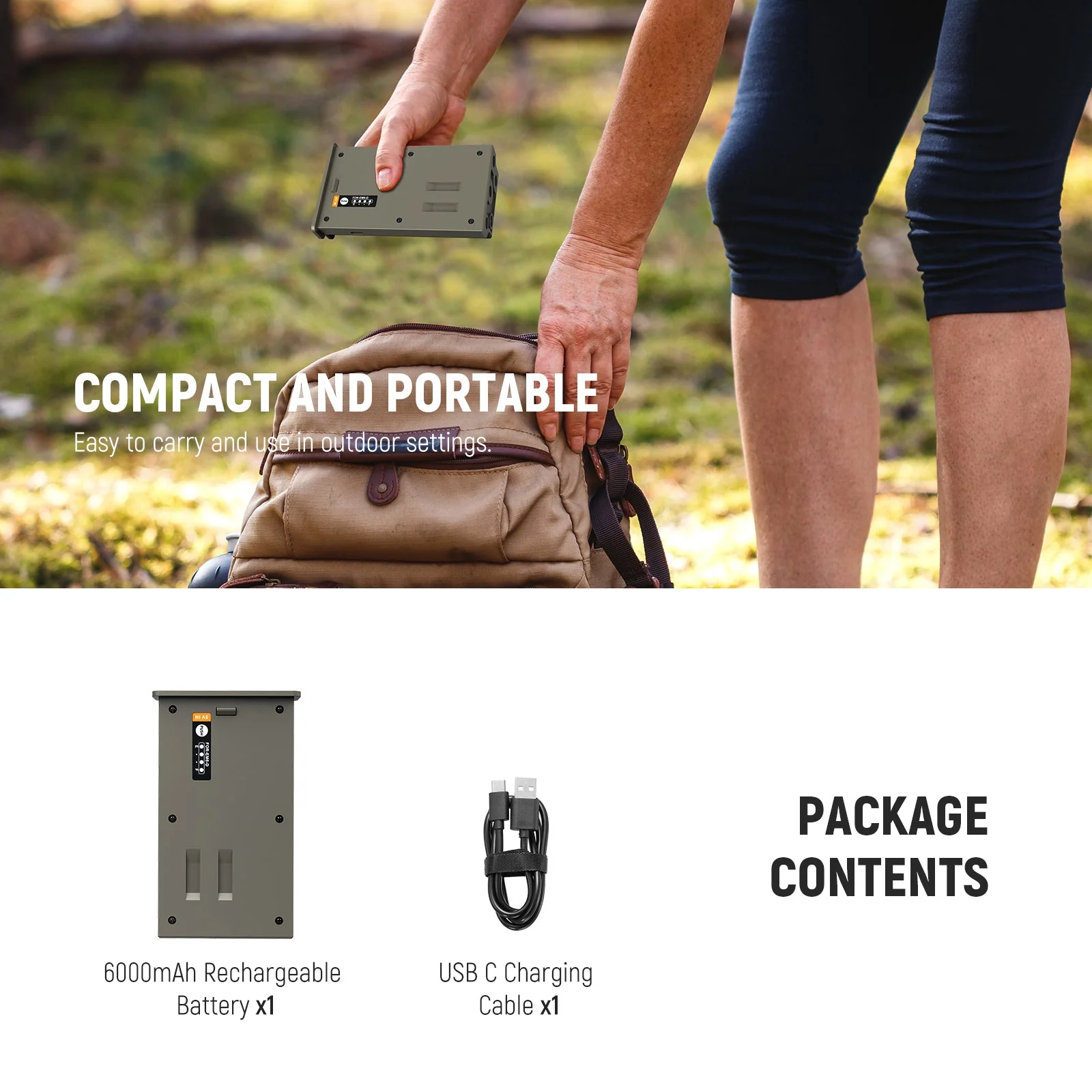 NEEWER EM6-D Hunting Camera Battery Pack for Reveal X Gen 3.0/X Pro/X Gen 2.0/SK/XB - Image 8