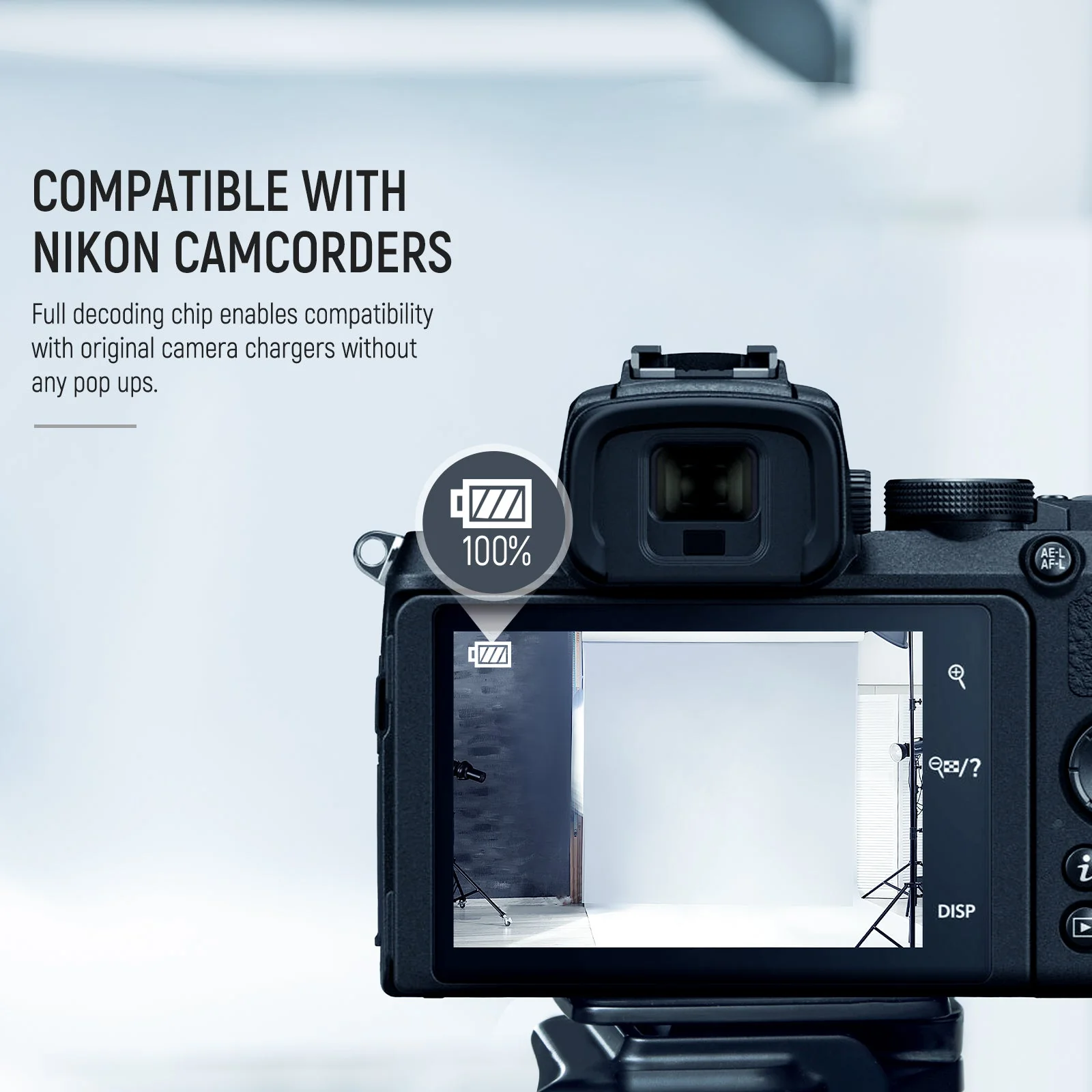 NEEWER EN-EL25 Replacement Battery and LCD USB Dual Charger for Nikon - Image 5