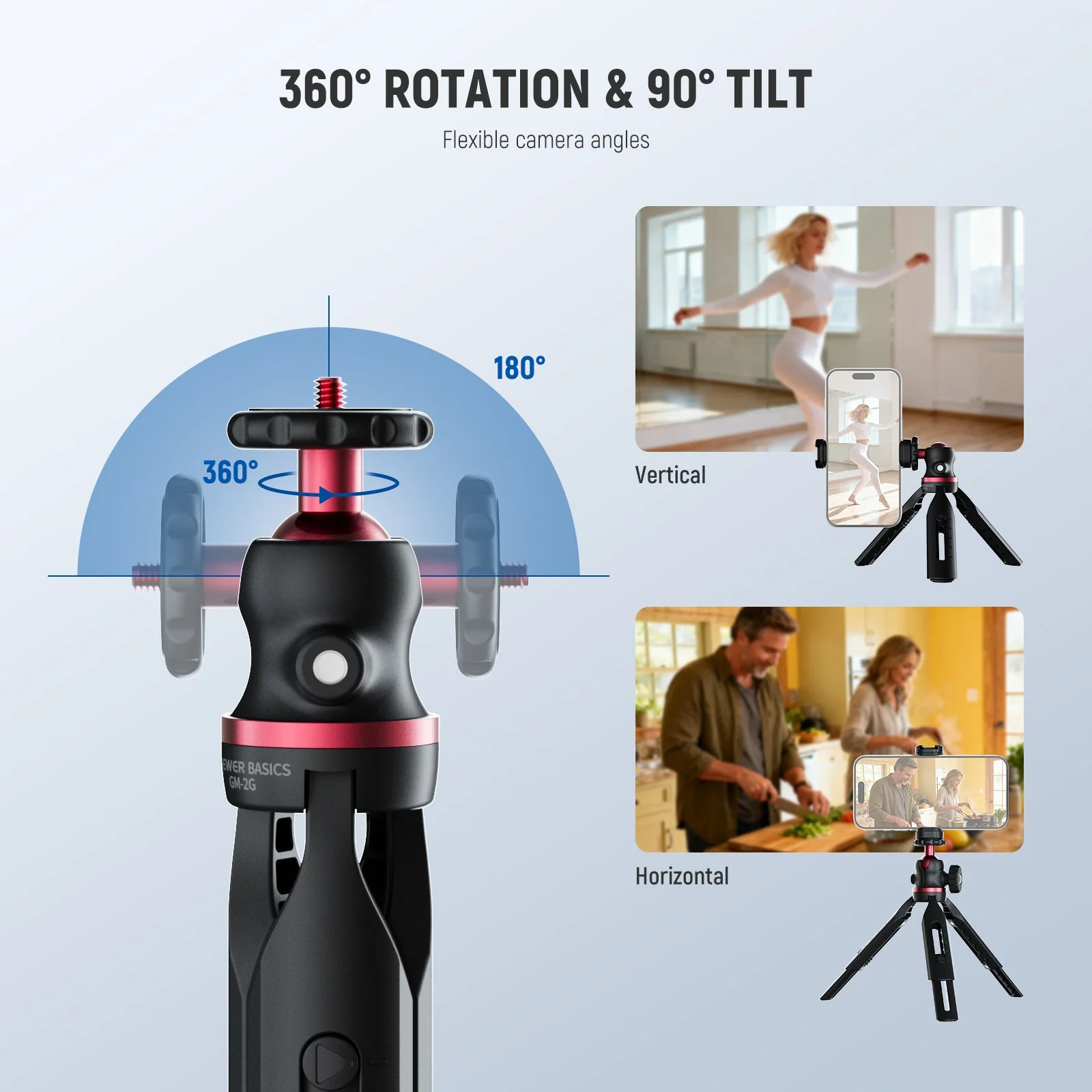 NEEWER ENTRY LEVEL VERSION GM-2G Mini Desk Tripod - Image 3