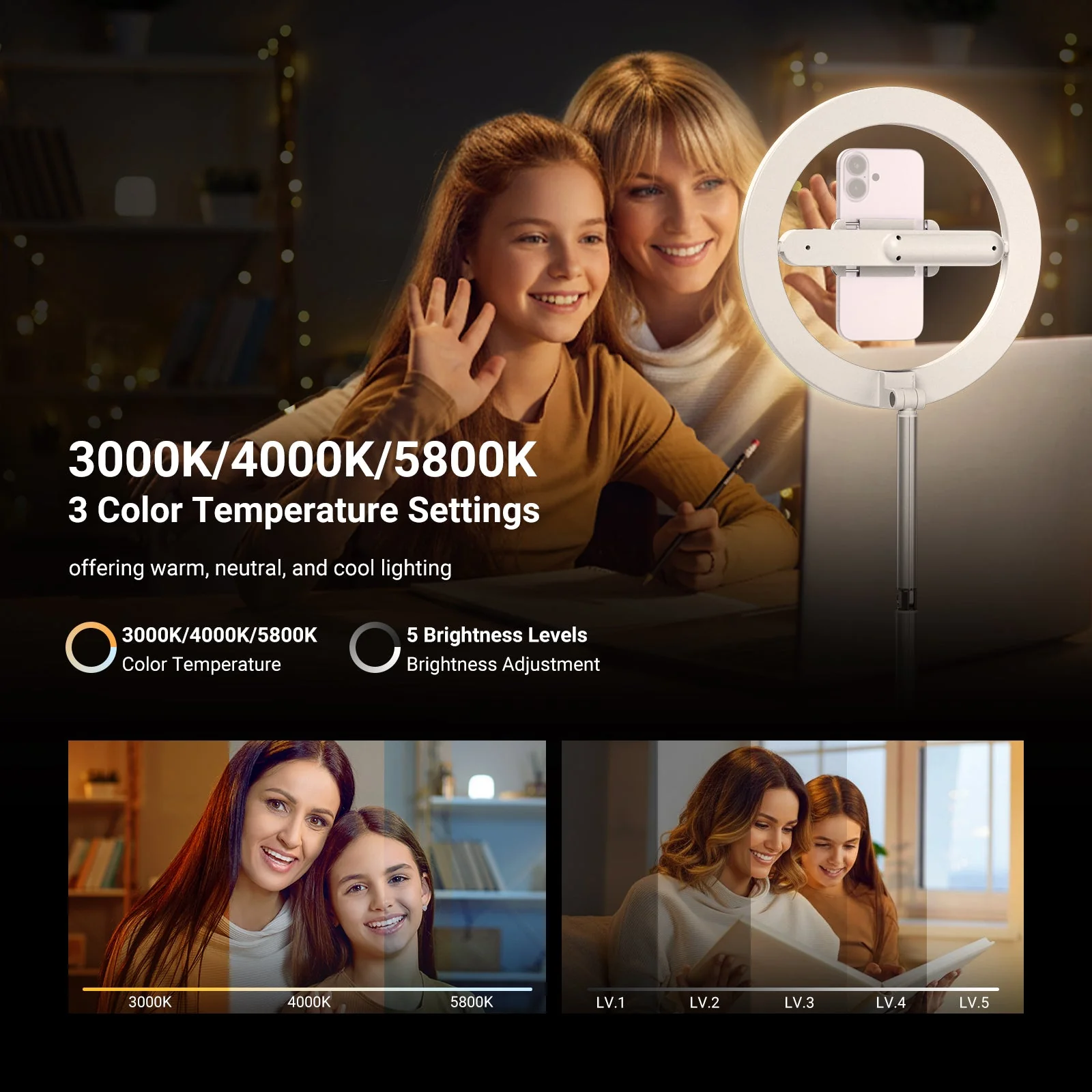 NEEWER ENTRY LEVEL VERSION 10" LED Ring Light Kit - Image 25