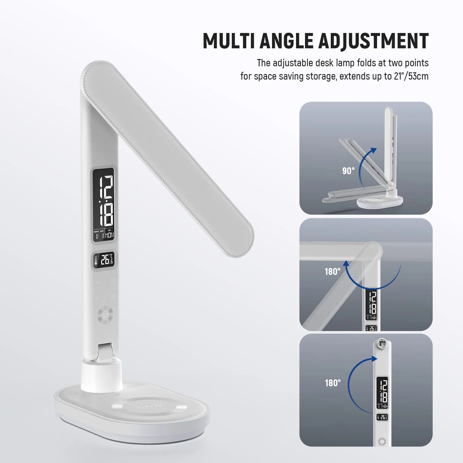 NEEWER ENTRY LEVEL VERSION N20 LED Desktop Lamp with Wireless Charger - Image 6