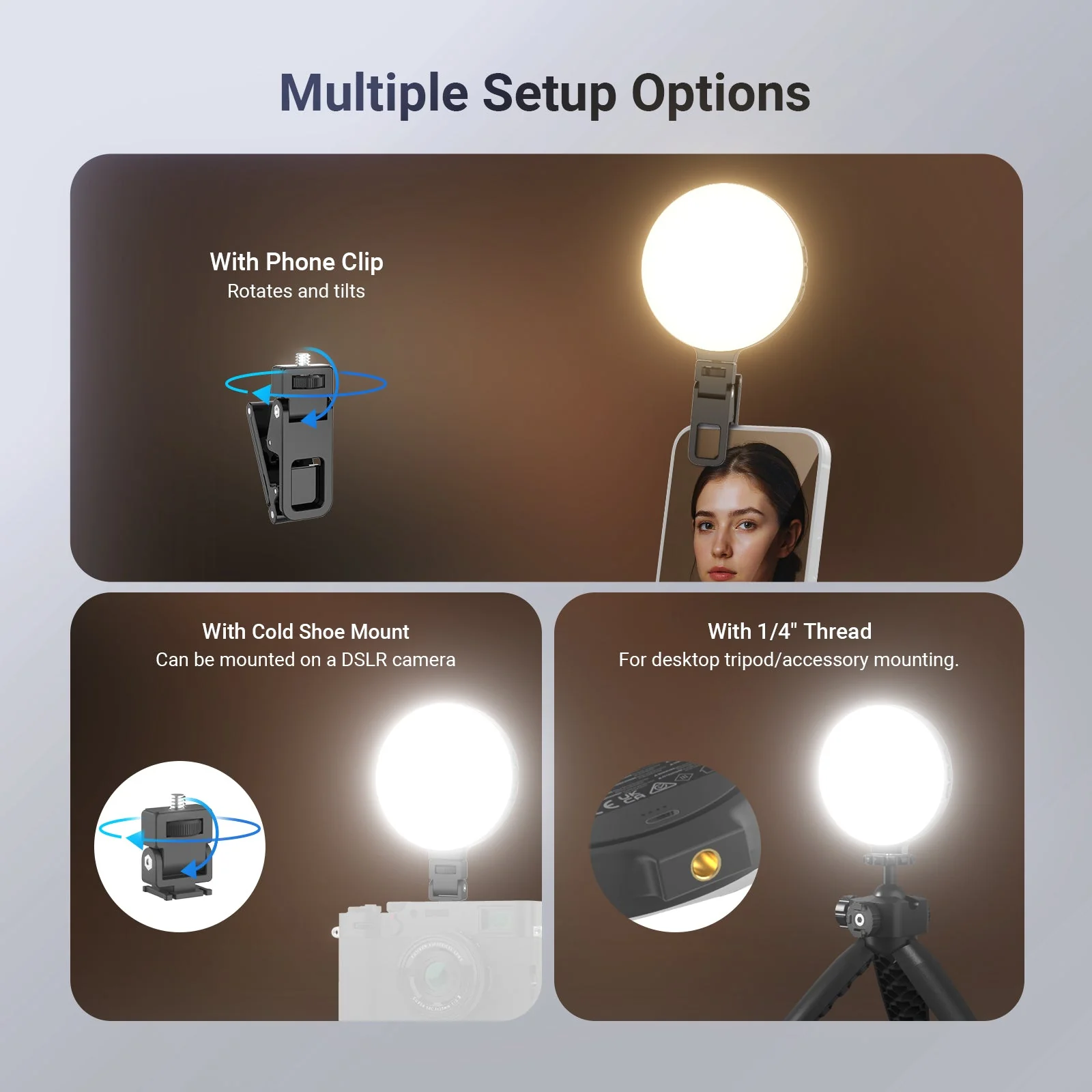 NEEWER ENTRY LEVEL VERSION N23 LED Selfie Ring Light - Image 4