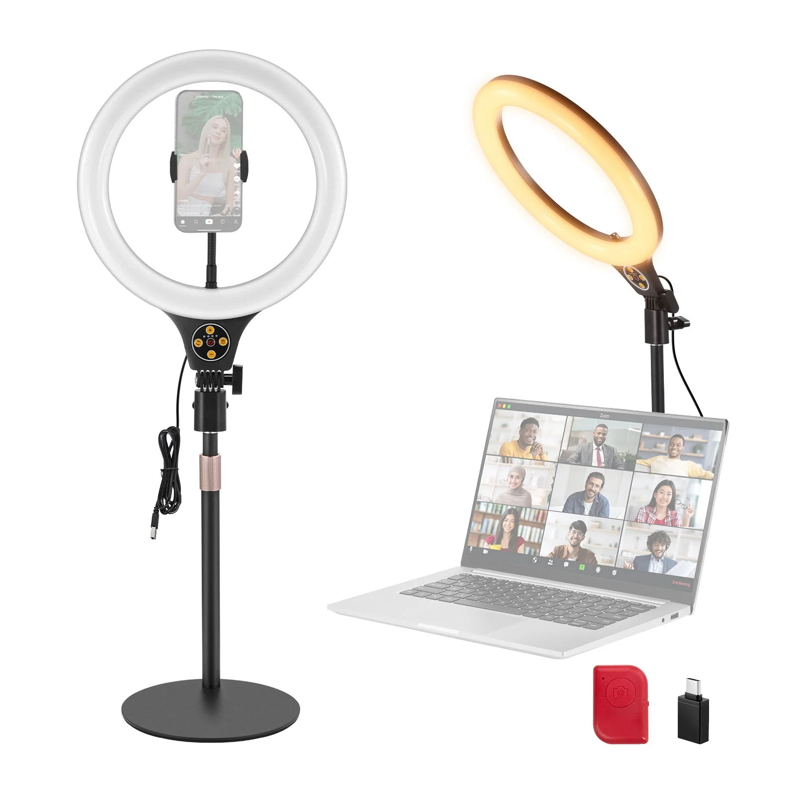 NEEWER ENTRY LEVEL VERSION N25/N22 Desk Ring Light Kit - Image 10