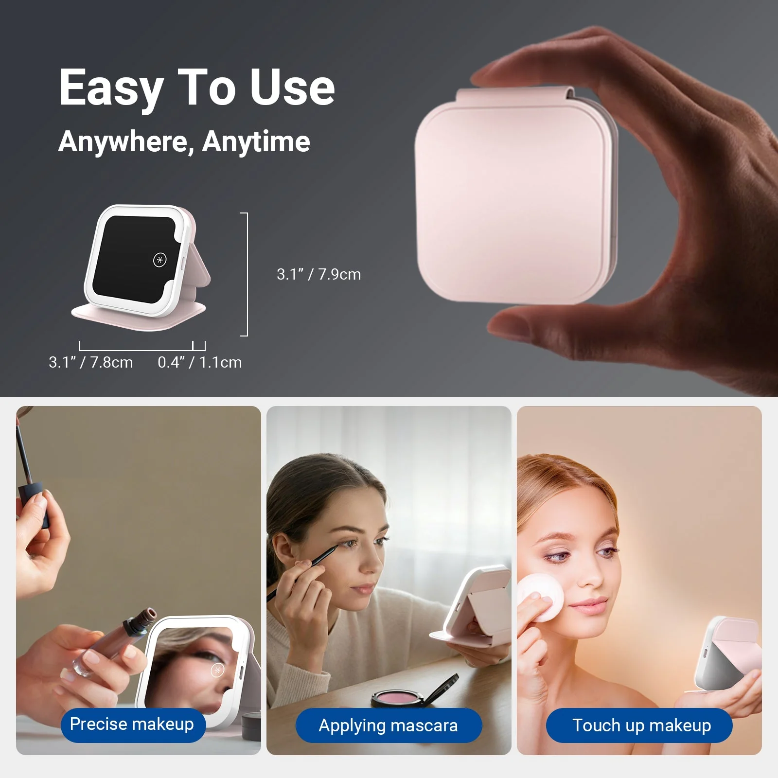 NEEWER ENTRY LEVEL VERSION N26/N27 Lighted Makeup Mirror - Image 6