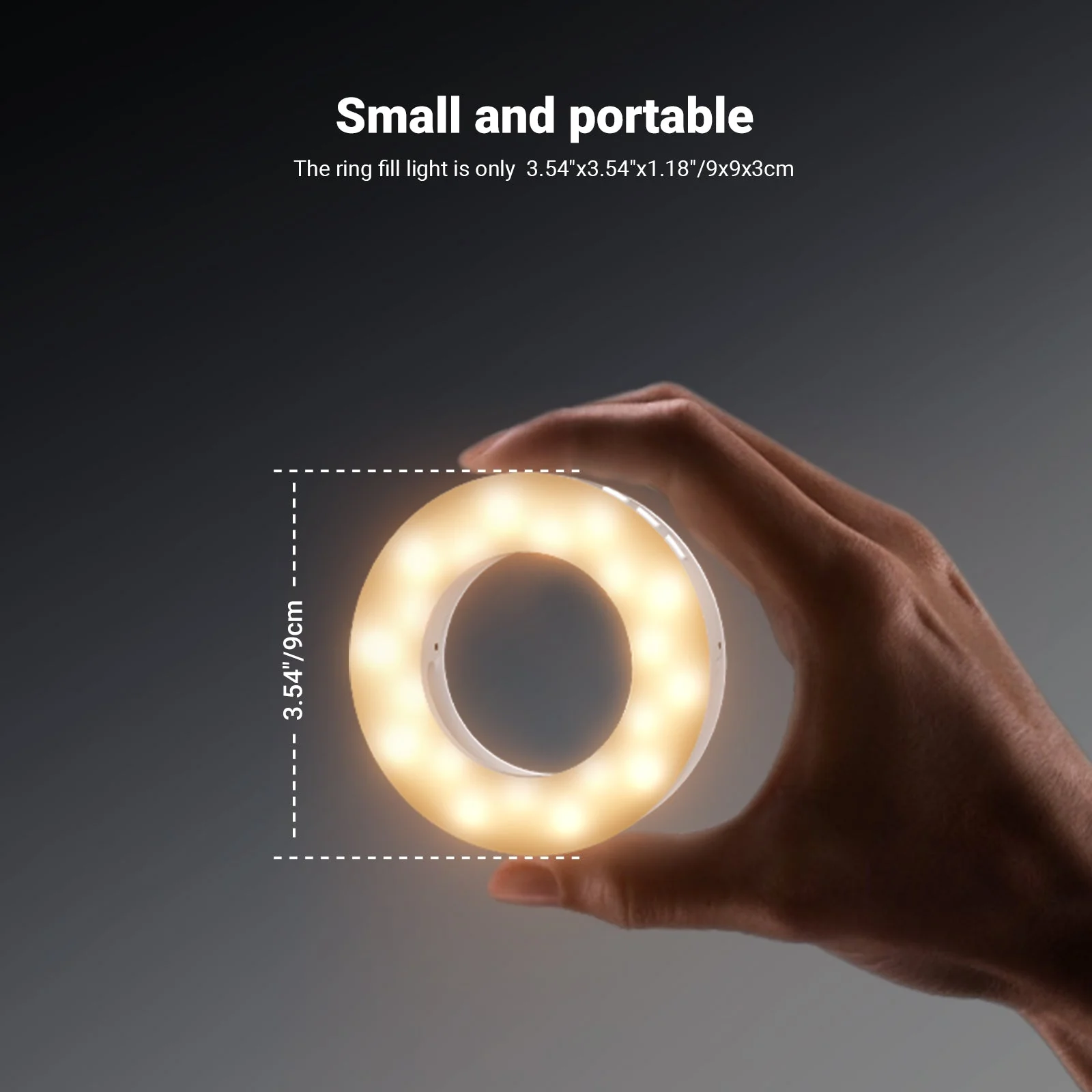 NEEWER ENTRY LEVEL VERSION N28 Mini Selfie Ring Light - Image 6