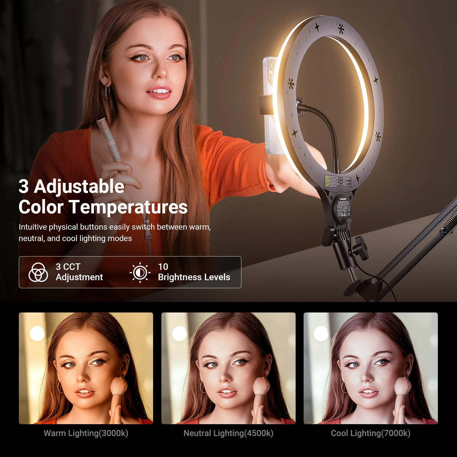 NEEWER ENTRY LEVEL VERSION N31 Desk Ring Light - Image 3