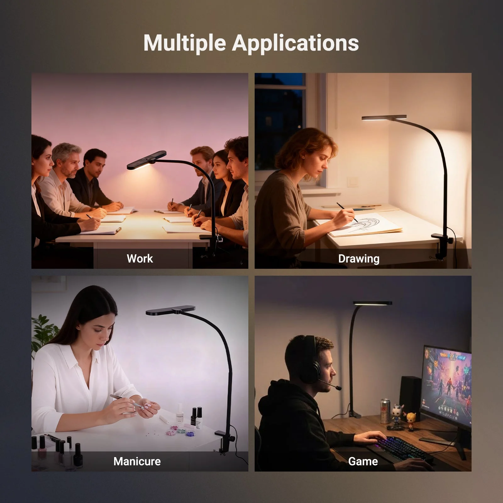 NEEWER ENTRY LEVEL VERSION N33 10W Desktop LED Lamp with Clamp - Image 8
