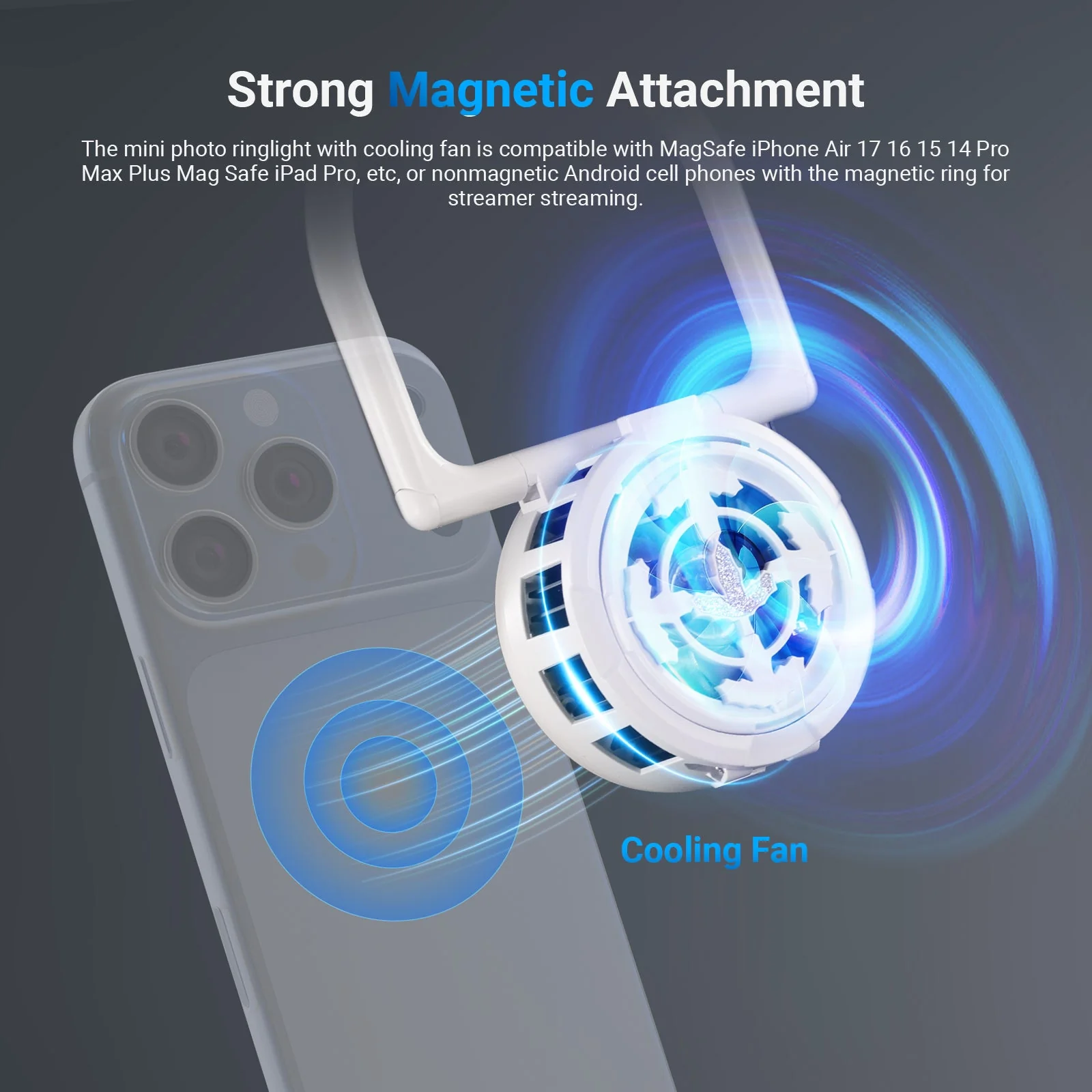 NEEWER ENTRY LEVEL VERSION N35/N36 Magnetic Selfie Ring Light - Image 11