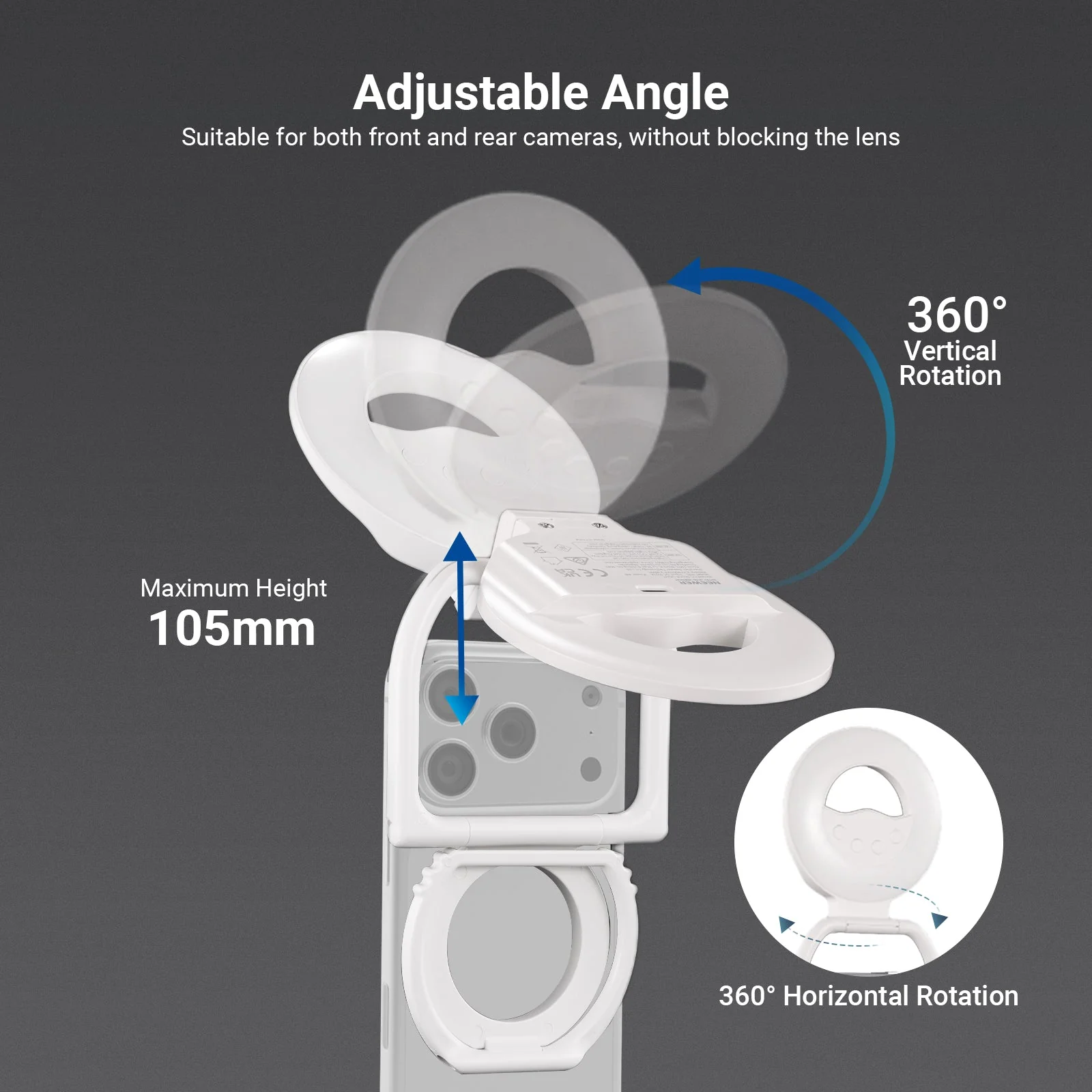 NEEWER ENTRY LEVEL VERSION N35/N36 Magnetic Selfie Ring Light - Image 4