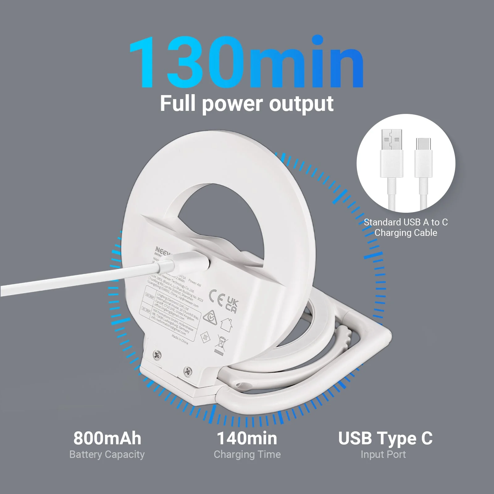 NEEWER ENTRY LEVEL VERSION N35/N36 Magnetic Selfie Ring Light - Image 6