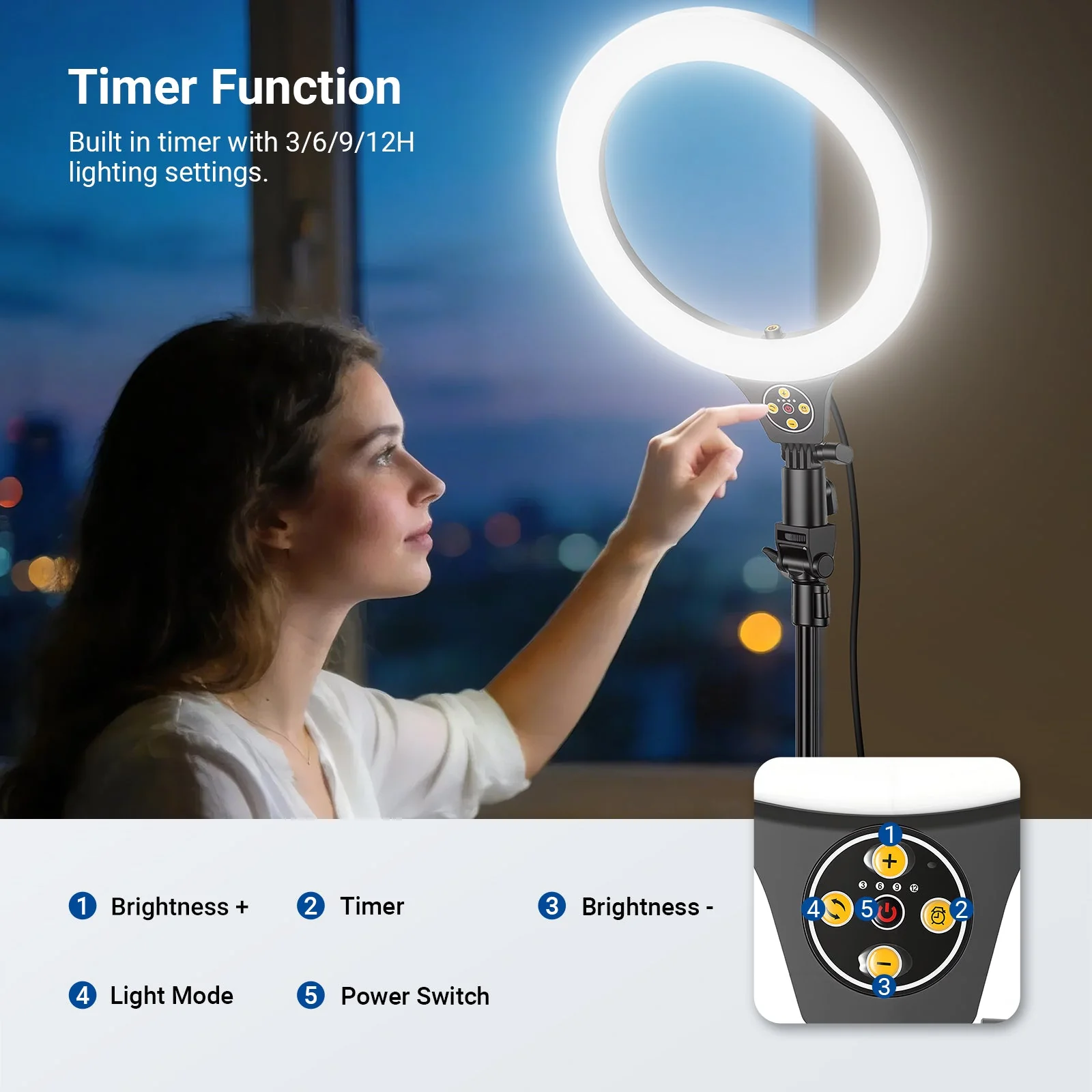 NEEWER ENTRY LEVEL VERSION N43 10.5" Ring Light with Tripod Stand - Image 4