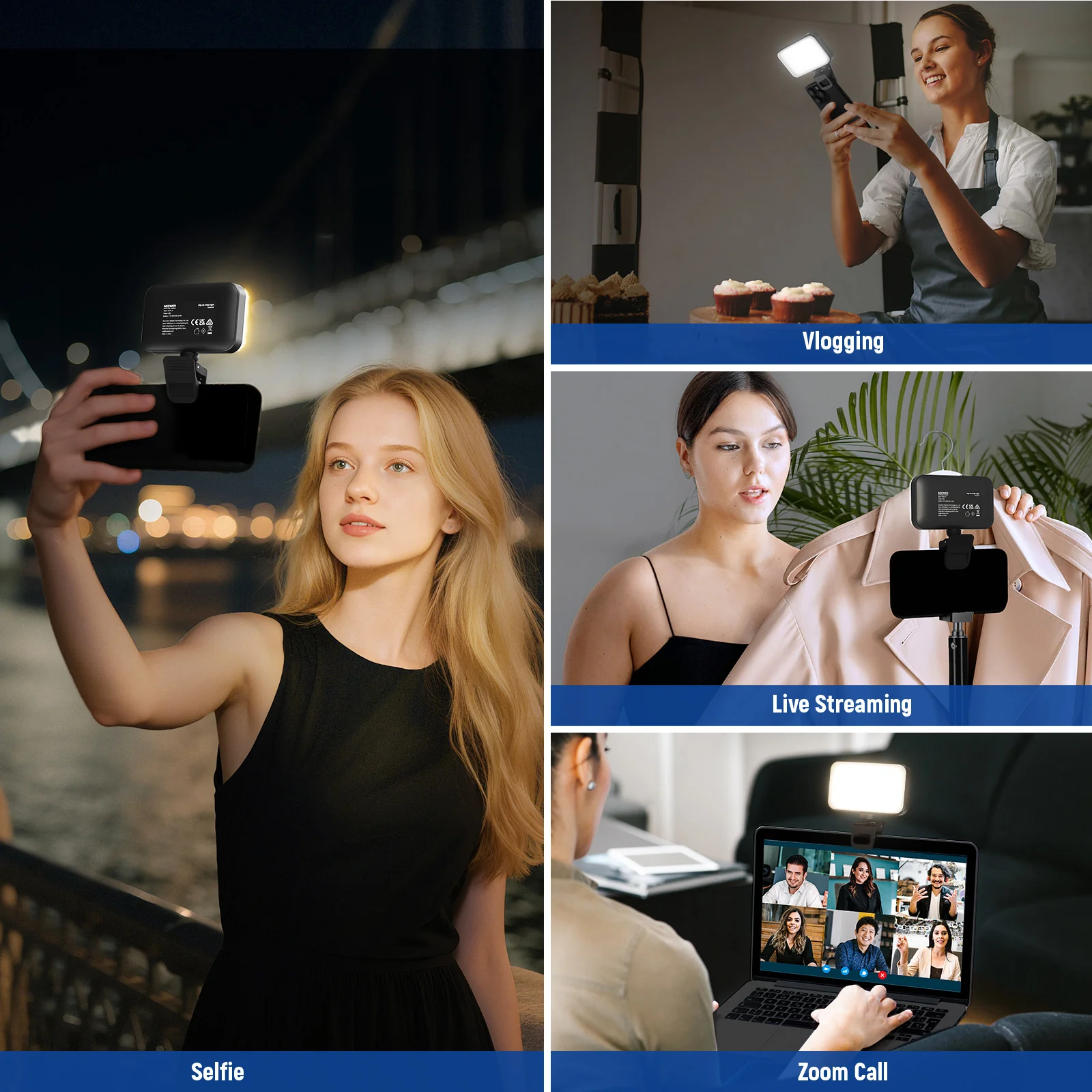 NEEWER Entry Level Version N8 Clip on LED Selfie Light - Image 10