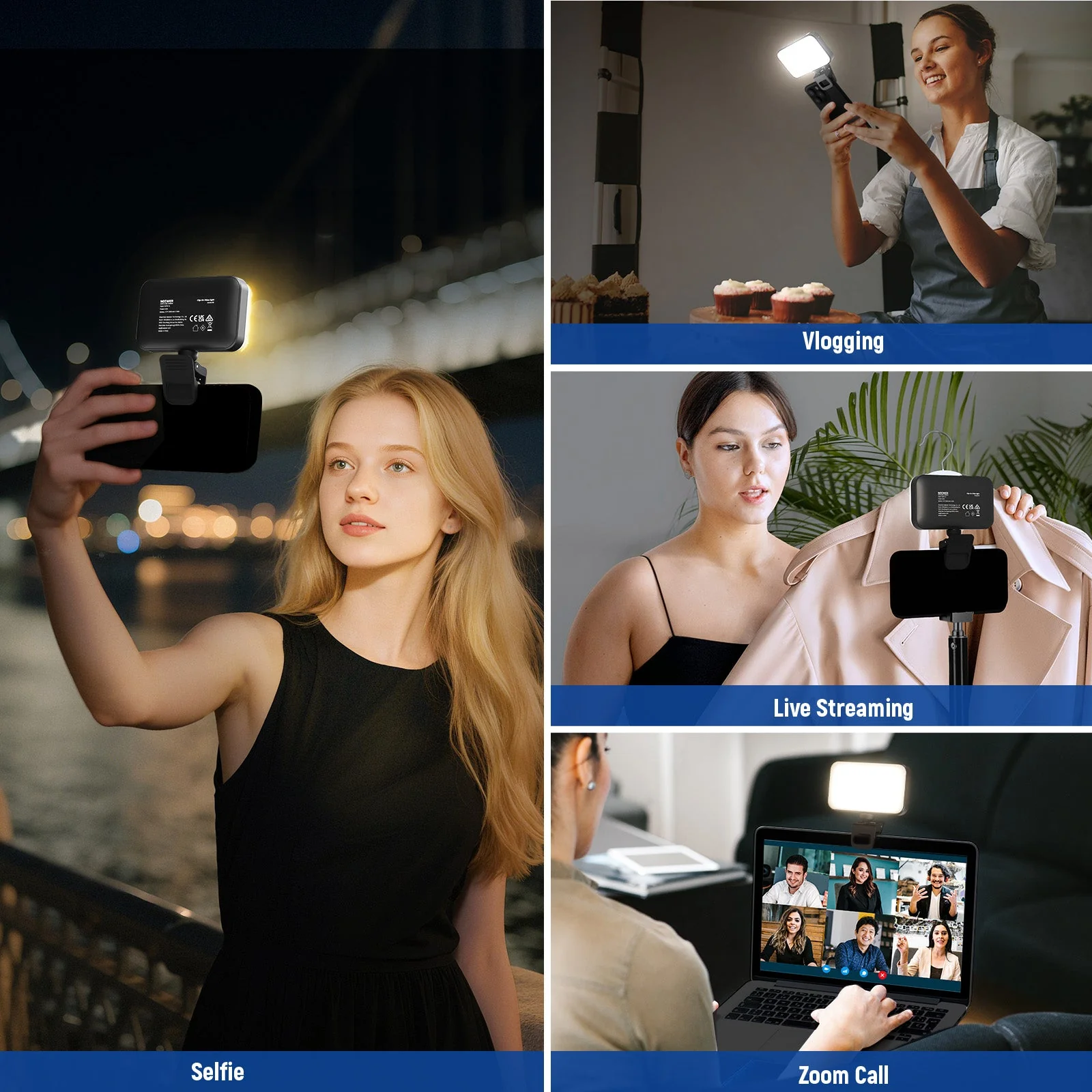 NEEWER Entry Level Version N8 Clip on LED Selfie Light - Image 6
