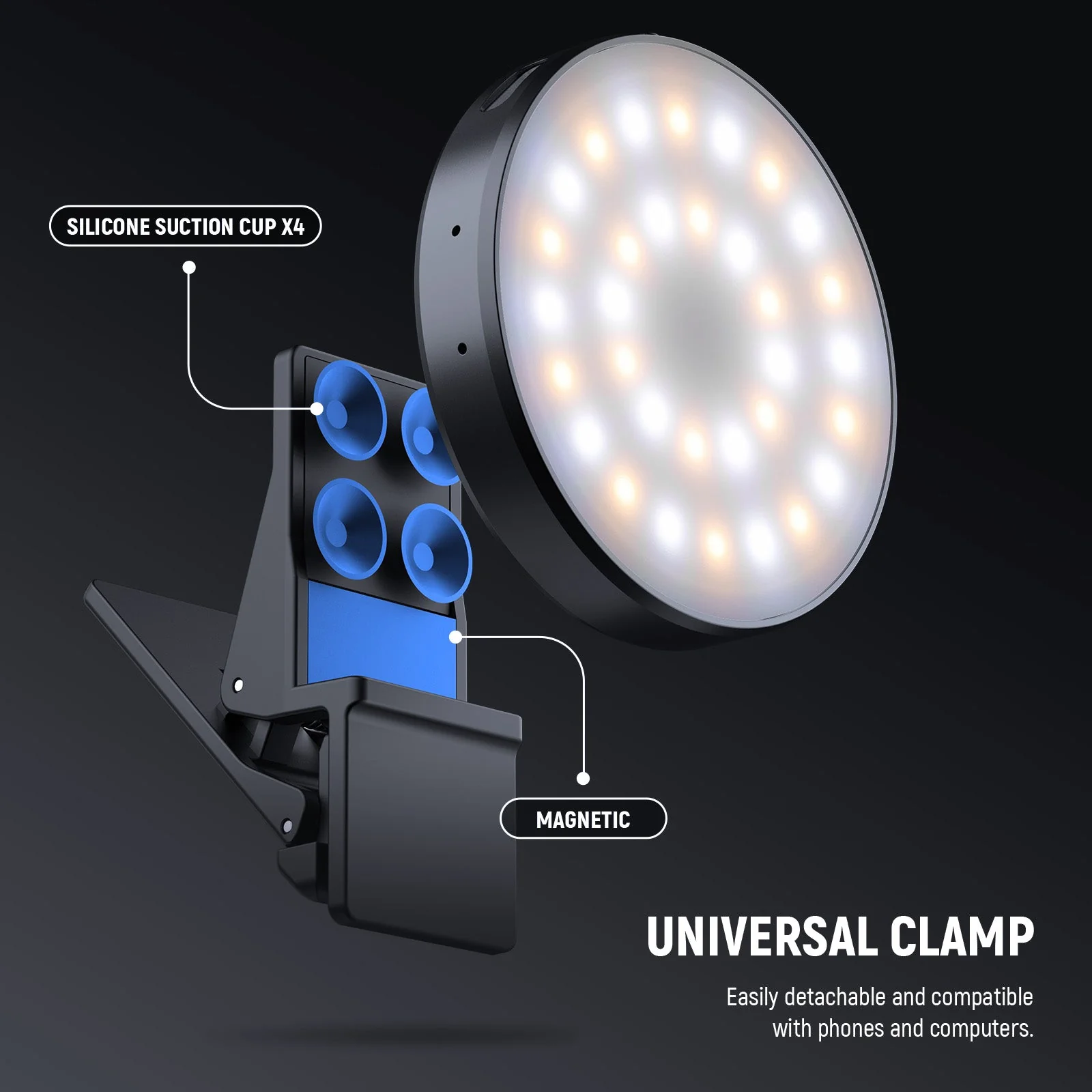 NEEWER ENTRY LEVEL VERSION NL32R Magnetic Selfie Light - Image 4
