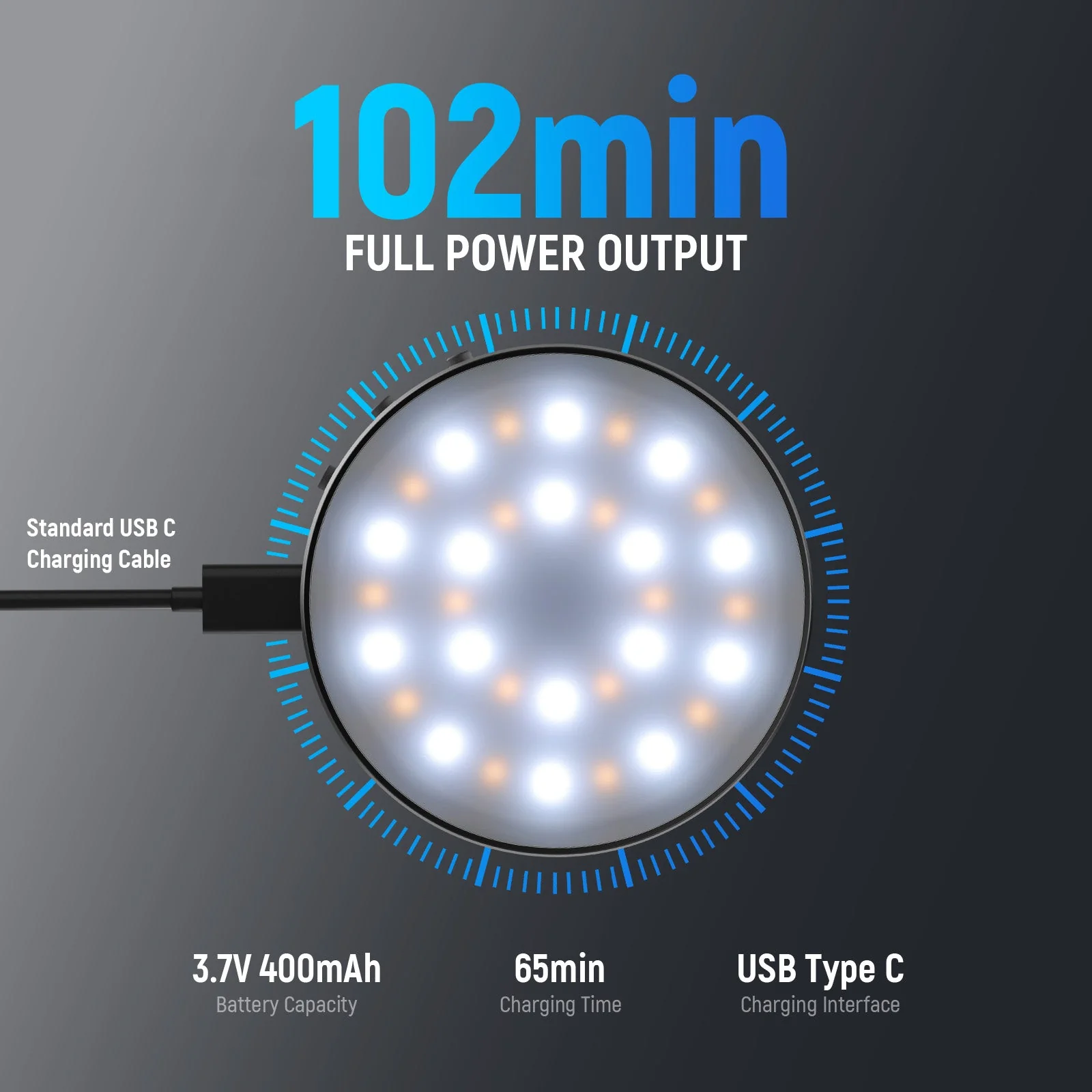 NEEWER ENTRY LEVEL VERSION NL32R Magnetic Selfie Light - Image 6