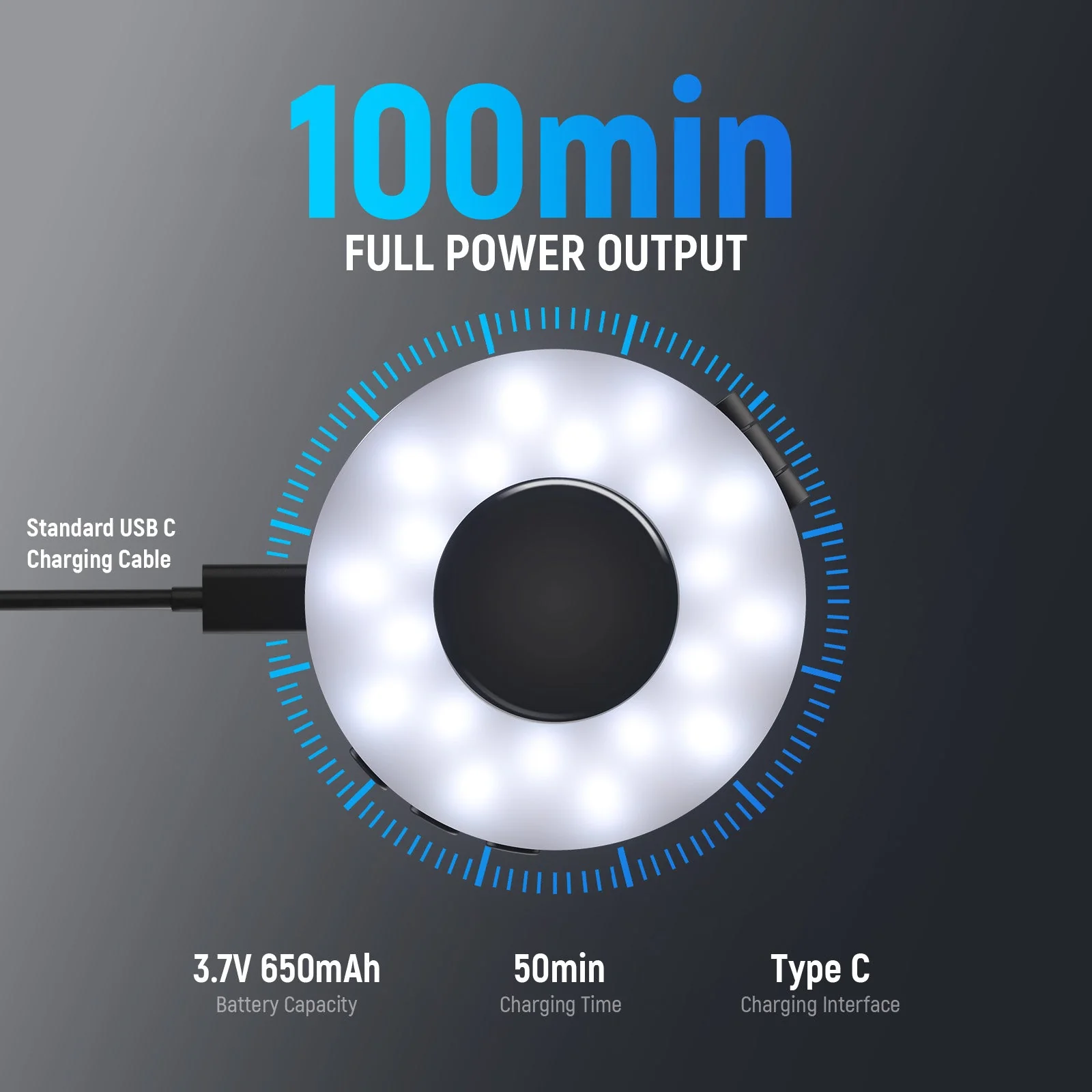 NEEWER ENTRY LEVEL VERSION NL40R Magnetic Selfie Fill Light - Image 6