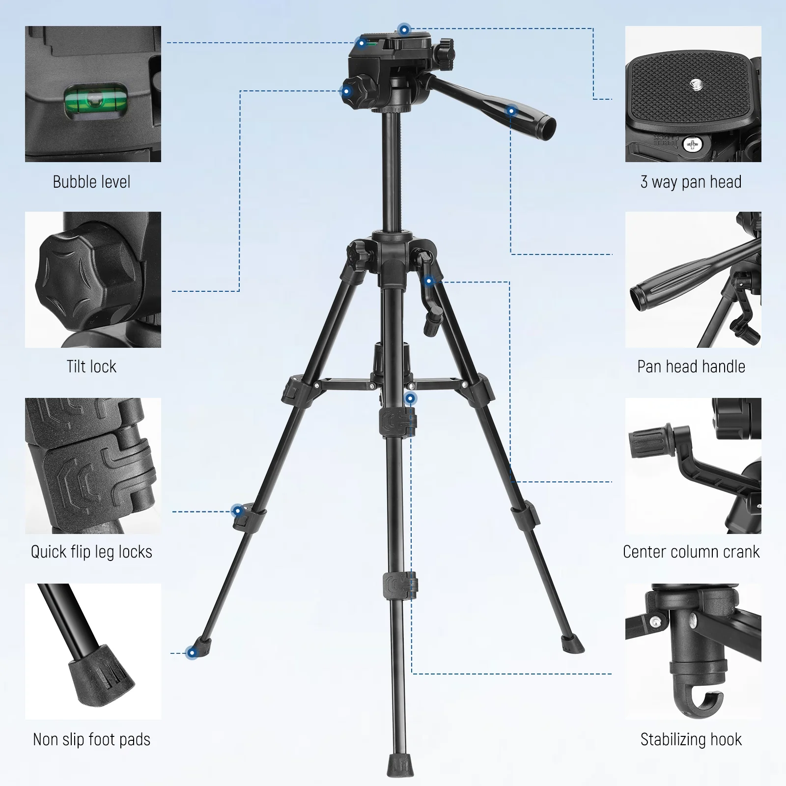 NEEWER ENTRY LEVEL VERSION TP52 Mini Desk Tripod - Image 7