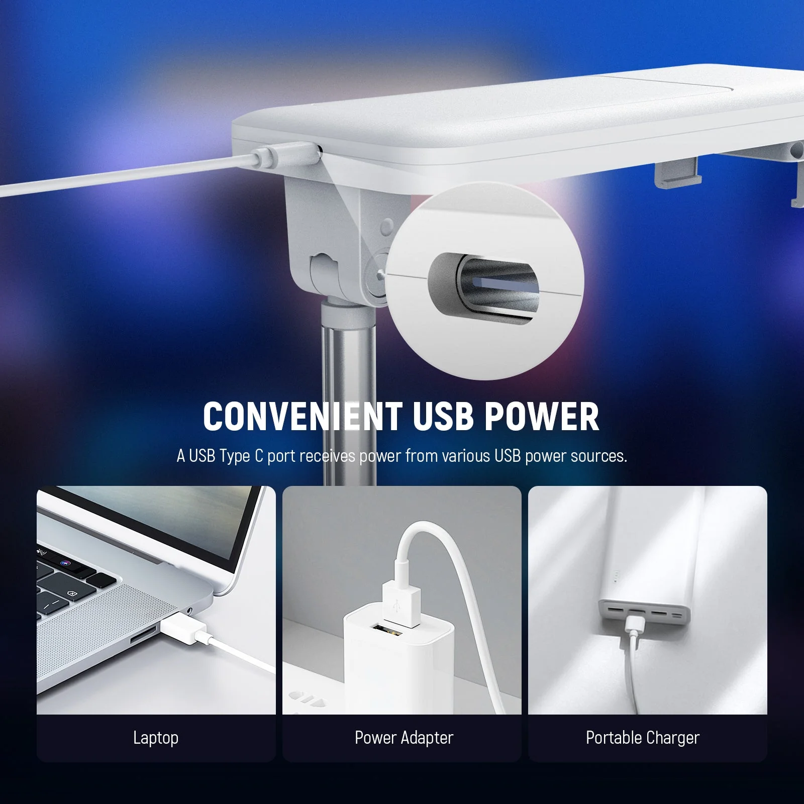 NEEWER ENTRY LEVEL VERSION V10 Portable Foldable Overhead Phone Mount with Light - Image 5