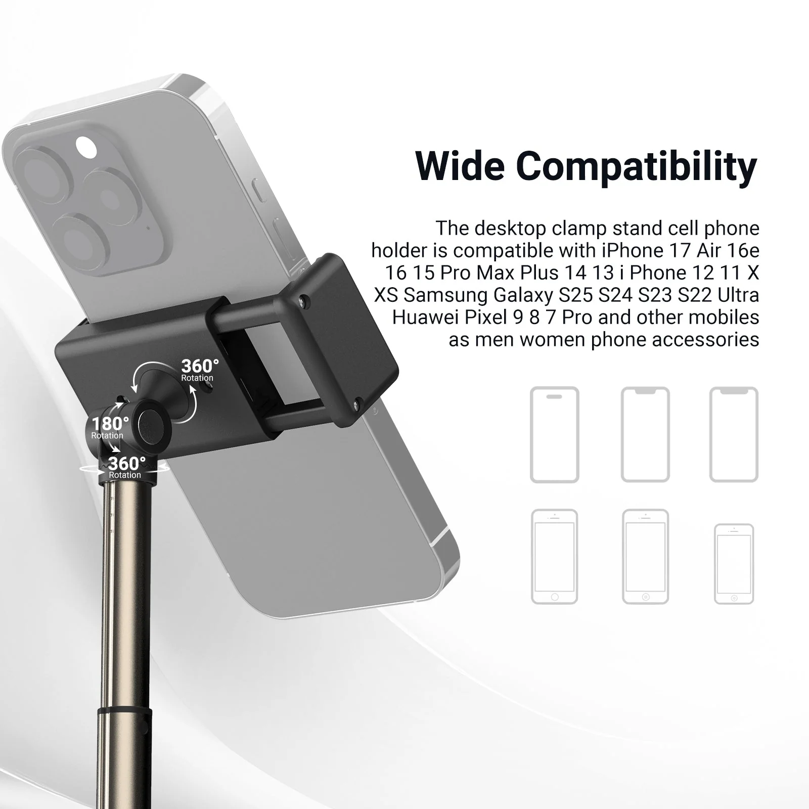 NEEWER ENTRY LEVEL VERSION X6 Phone Stand for Desk - Image 3