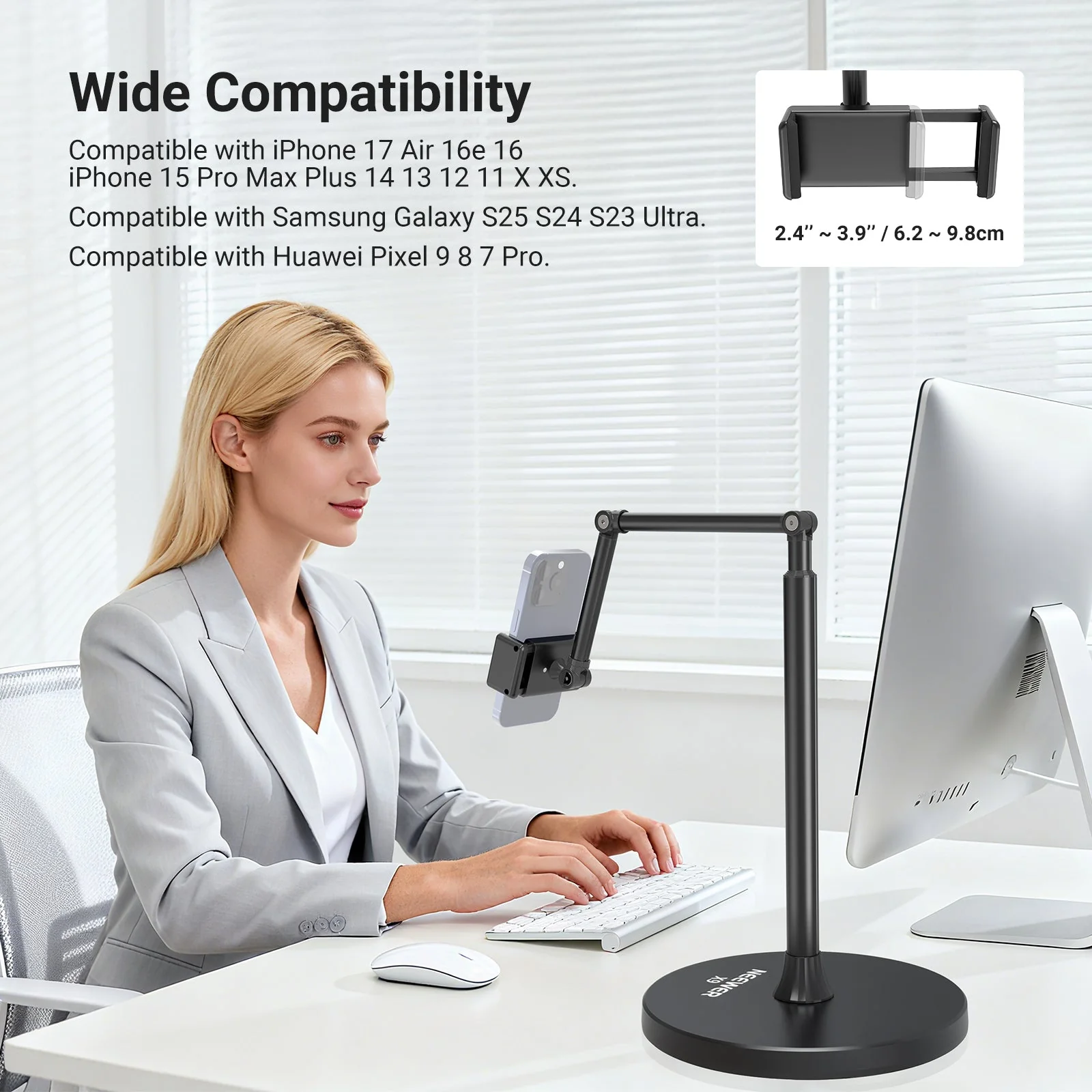 NEEWER ENTRY LEVEL VERSION X9 Phone Floor Stand - Image 5