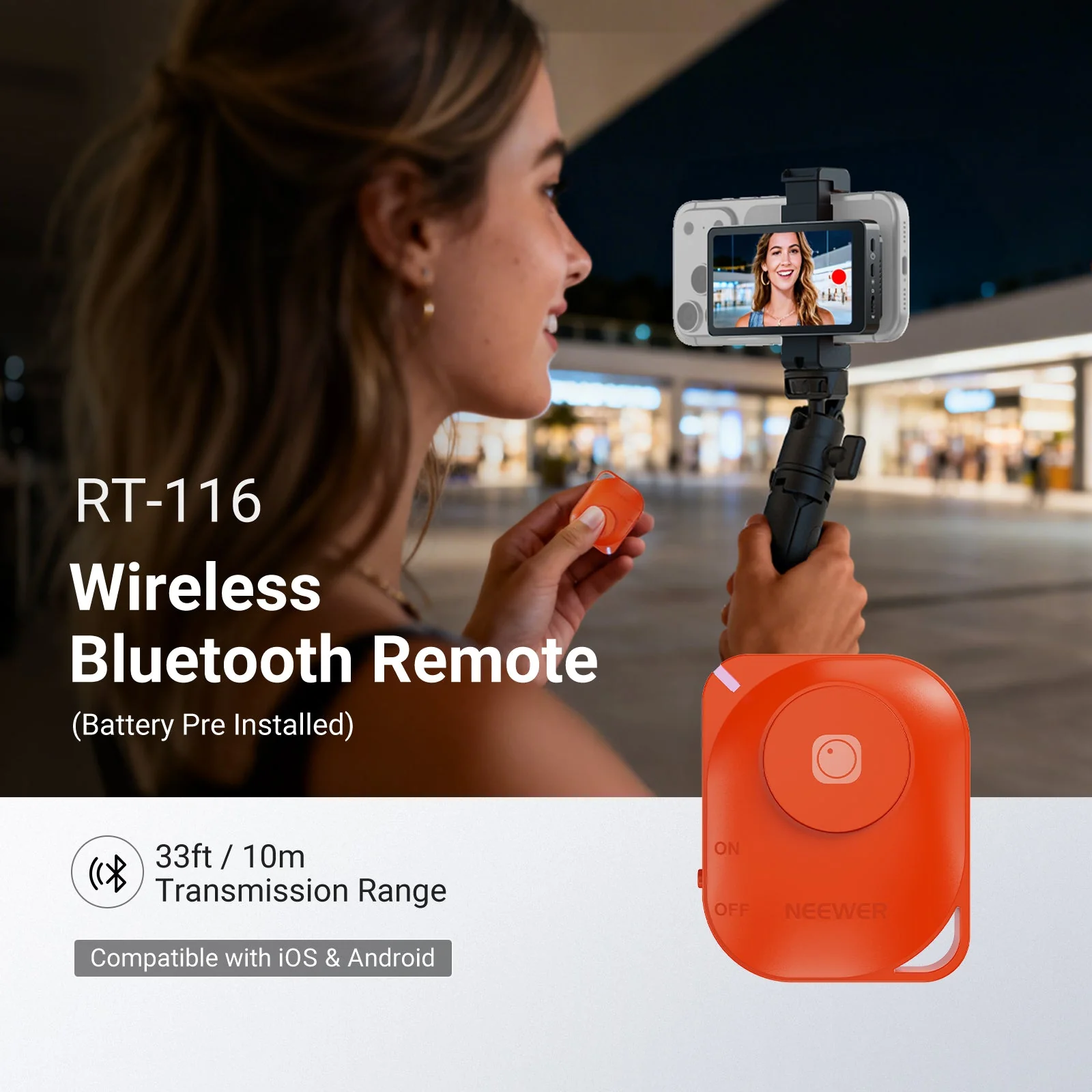 NEEWER F4 4" Phone Vlog Selfie Monitor Screen - Image 7