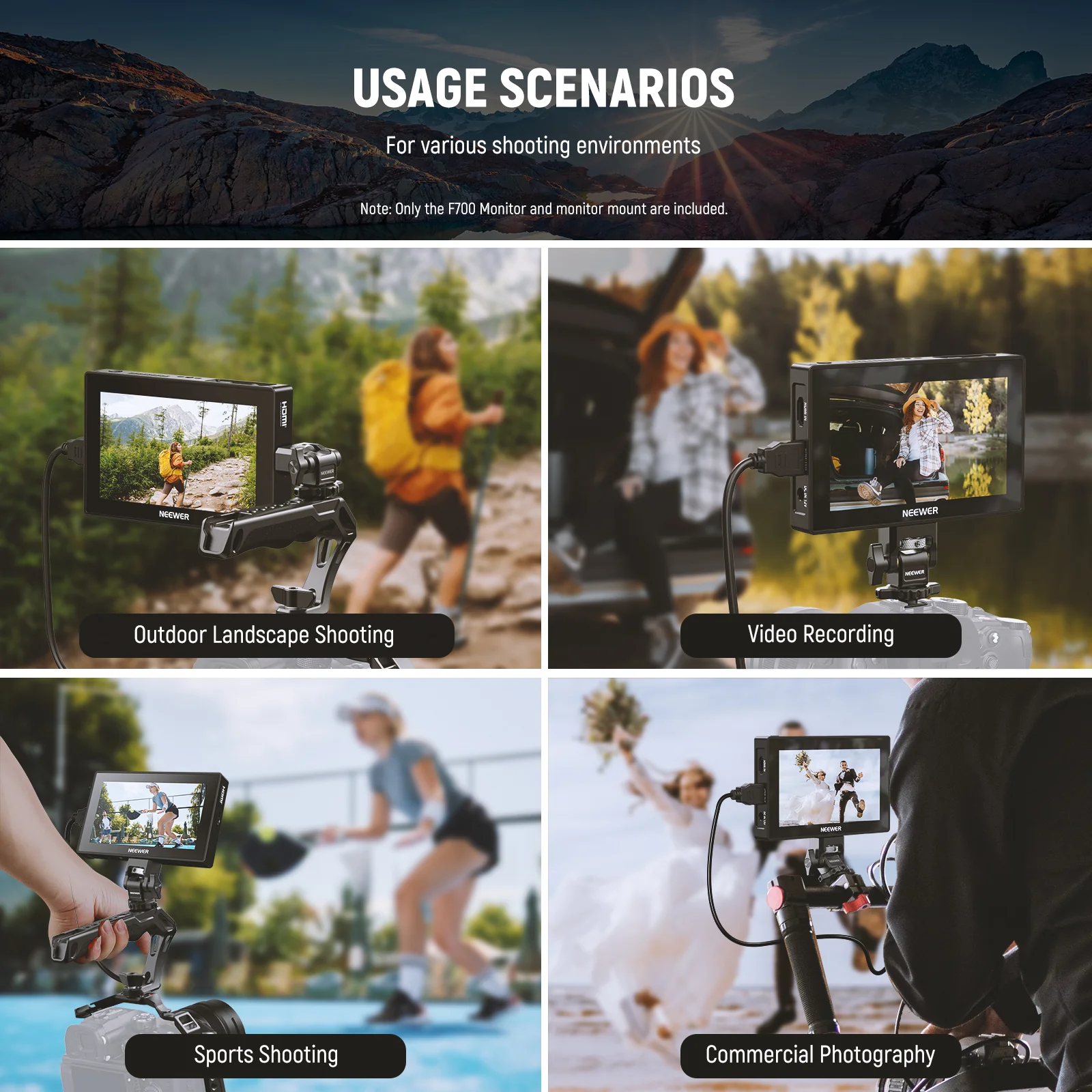 NEEWER F500 PRO 5.5" Camera Touch Screen Field Monitor - Image 8