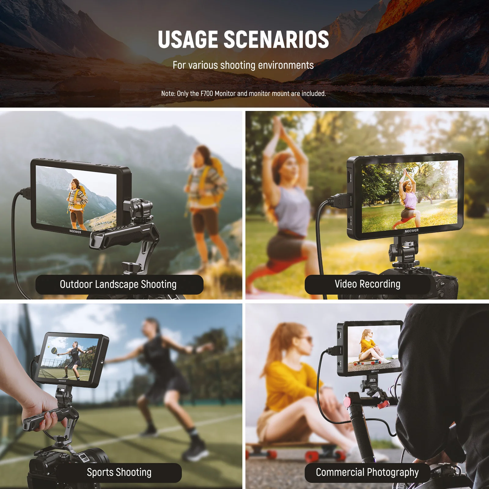 NEEWER F700 7" Camera Touch Screen Field Monitor - Image 13