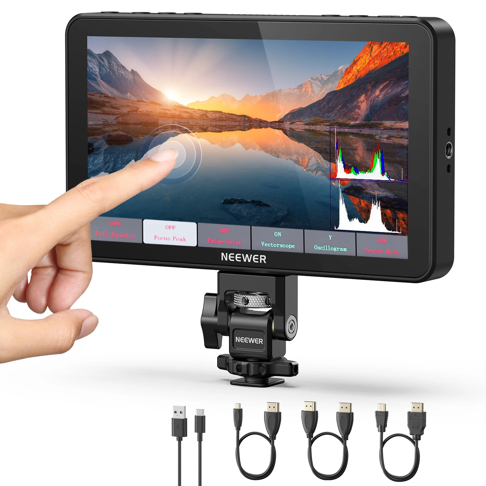 NEEWER F700 7" Camera Touch Screen Field Monitor - Image 21