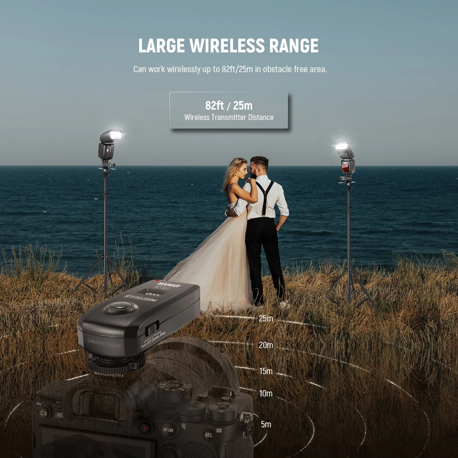 NEEWER FC-16 2.4G Wireless Flash Trigger for Canon Cameras - Image 5