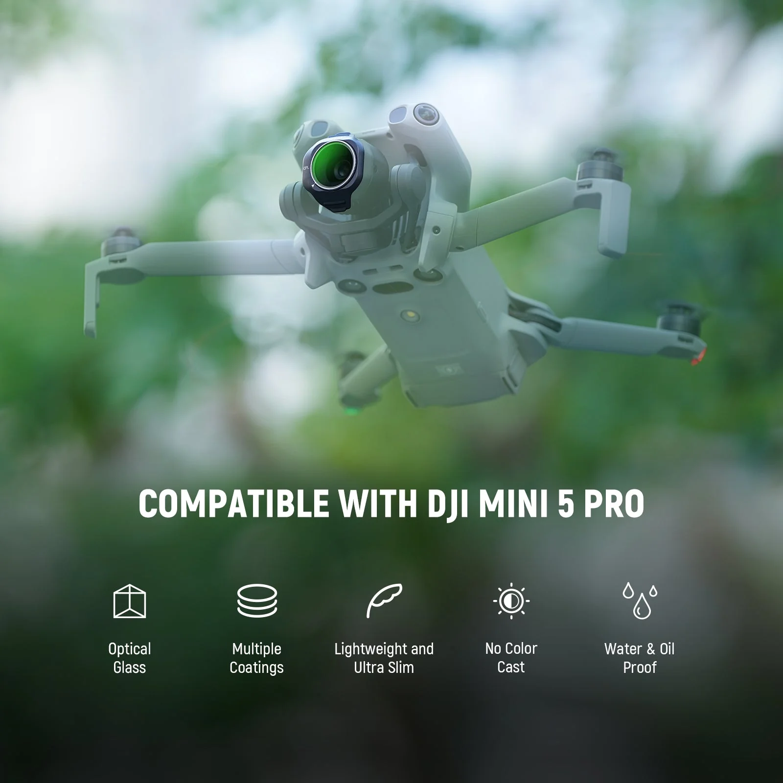 NEEWER CPL/UV Filter For DJI Mini 5 Pro Drone - Image 2