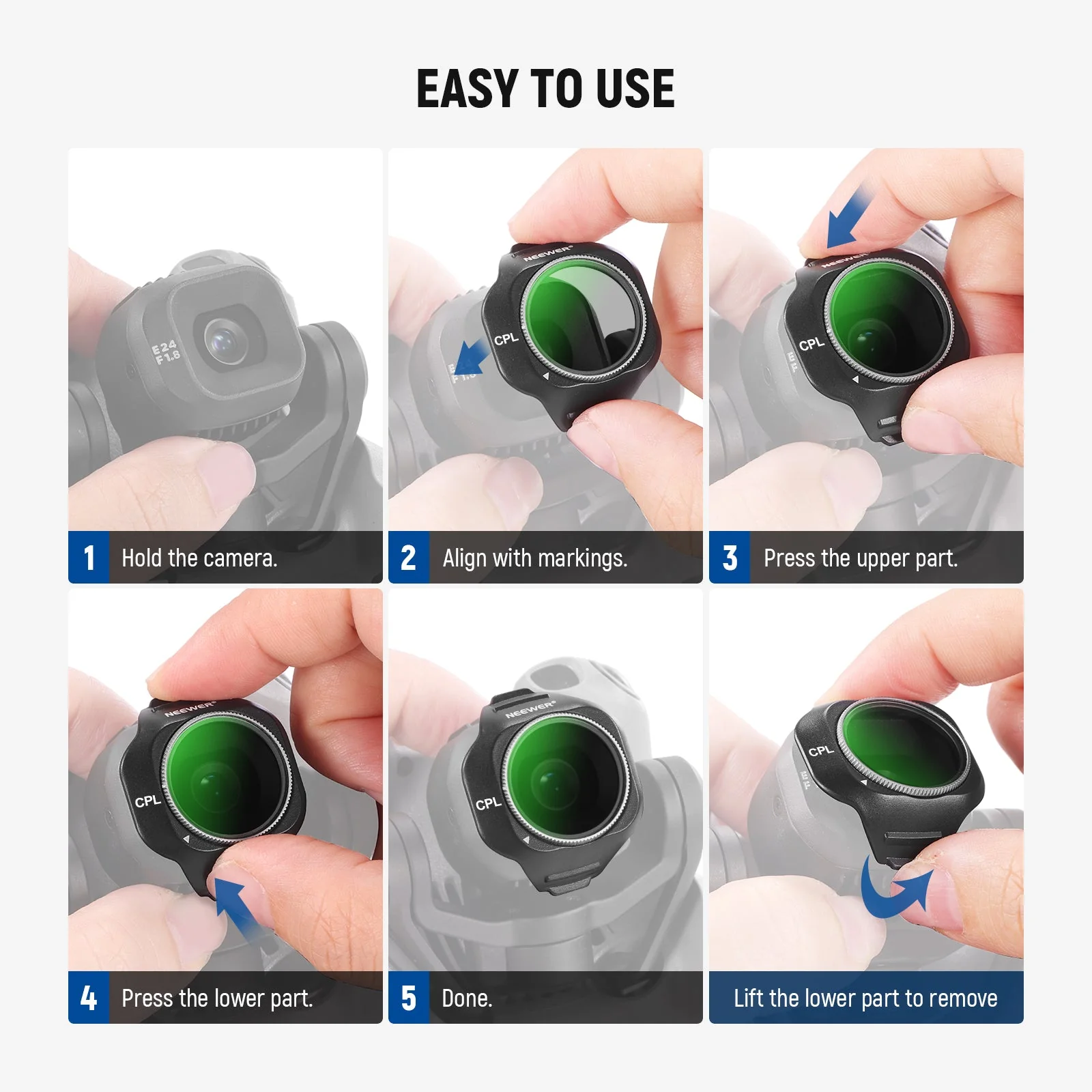 NEEWER CPL/UV Filter For DJI Mini 5 Pro Drone - Image 7