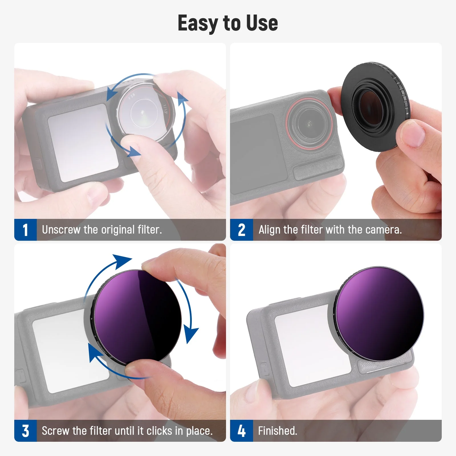 NEEWER Filter Lens Set For DJI Osmo Action 5 Pro/4 - Image 21