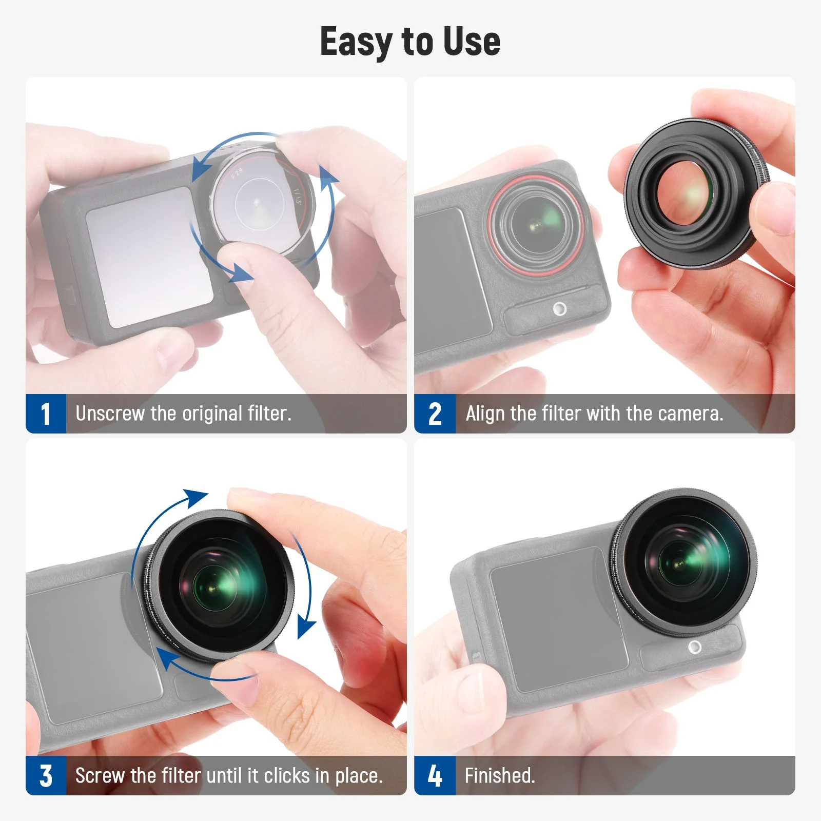 NEEWER Filter Lens Set For DJI Osmo Action 5 Pro/4 - Image 8