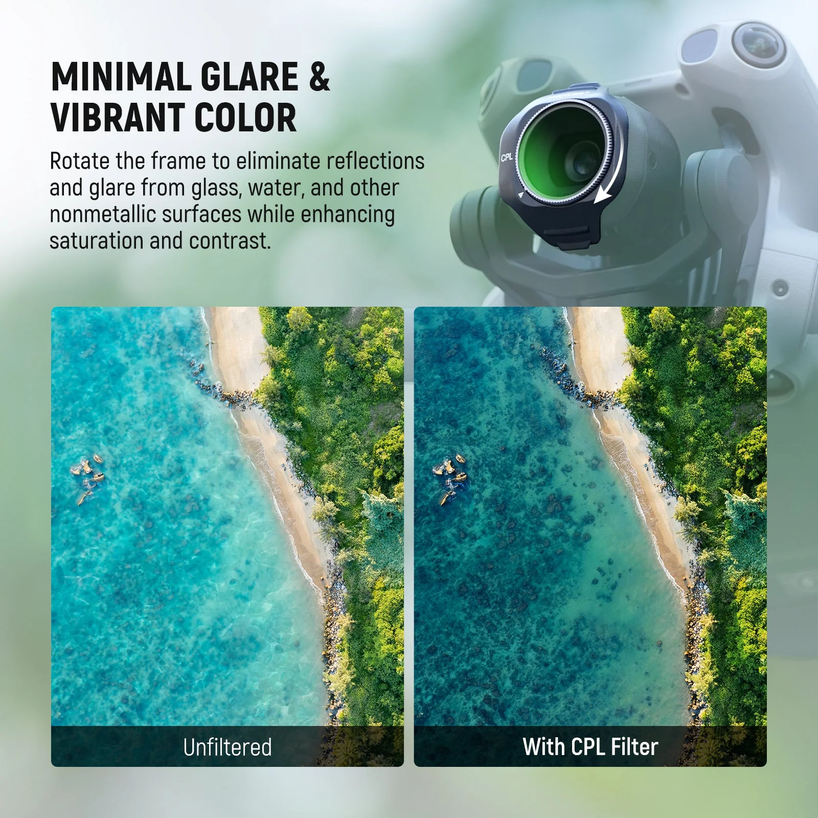 NEEWER ND/CPL/UV Filter Set Compatible with DJI Mini 5 Pro Drone - Image 12