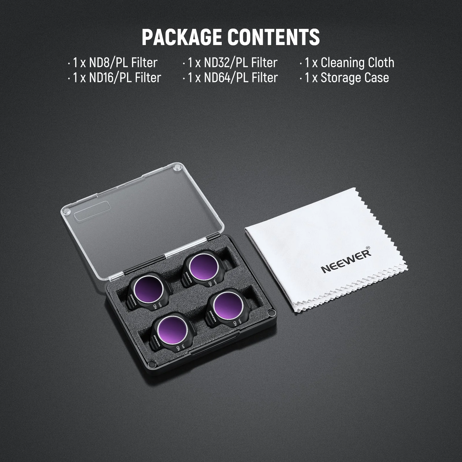 NEEWER ND/CPL/UV Filter Set Compatible with DJI Mini 5 Pro Drone - Image 26