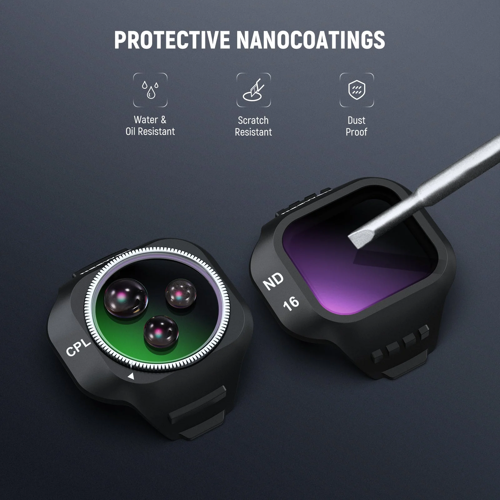 NEEWER ND/CPL/UV Filter Set Compatible with DJI Mini 5 Pro Drone - Image 33
