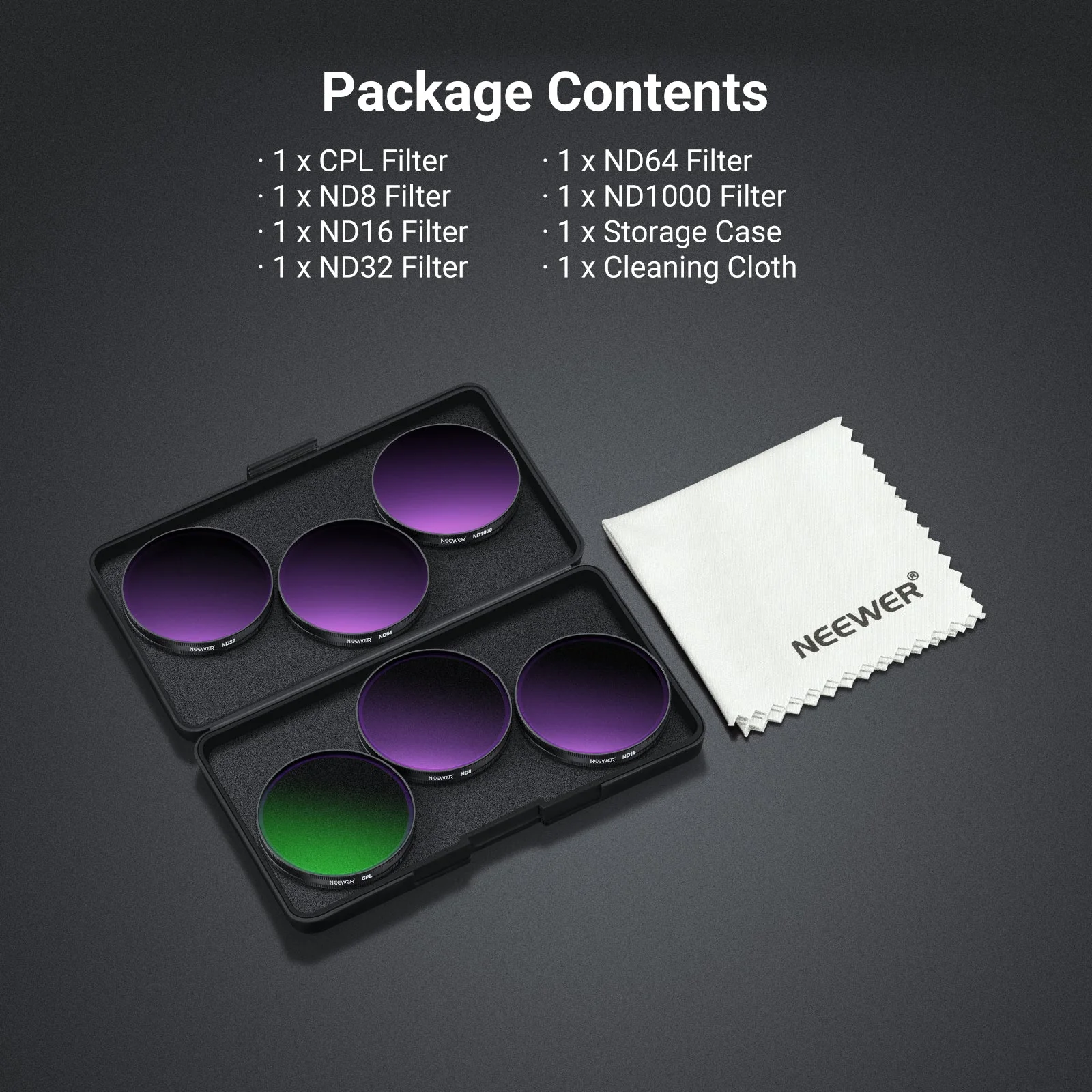 NEEWER ND/CPL Filter Set Compatible with DJI Osmo Action 6 - Image 10