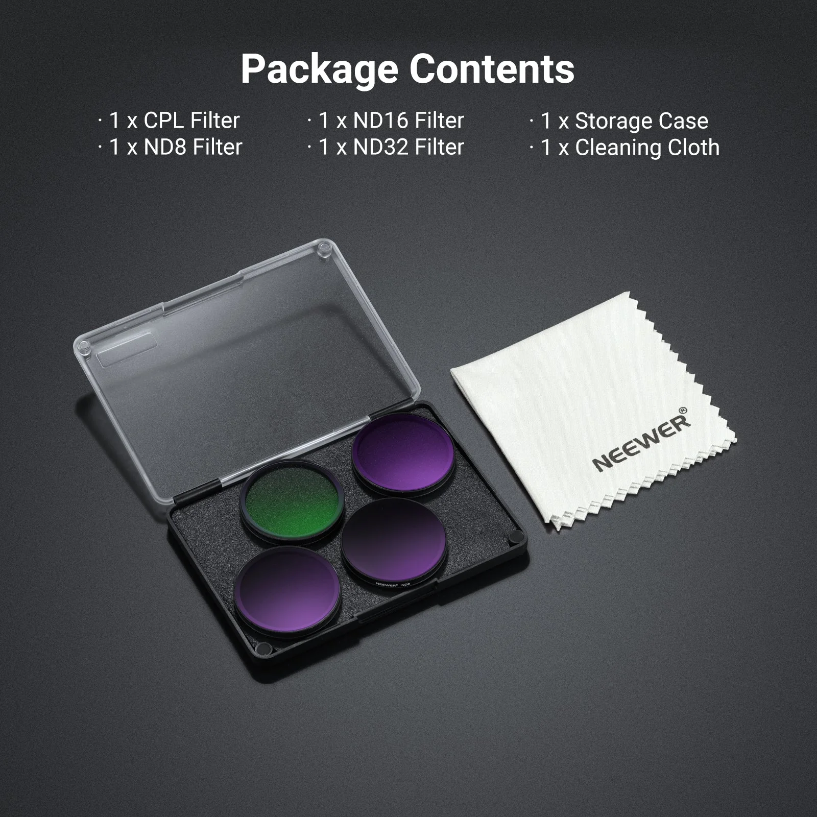 NEEWER ND/CPL Filter Set Compatible with DJI Osmo Action 6 - Image 2