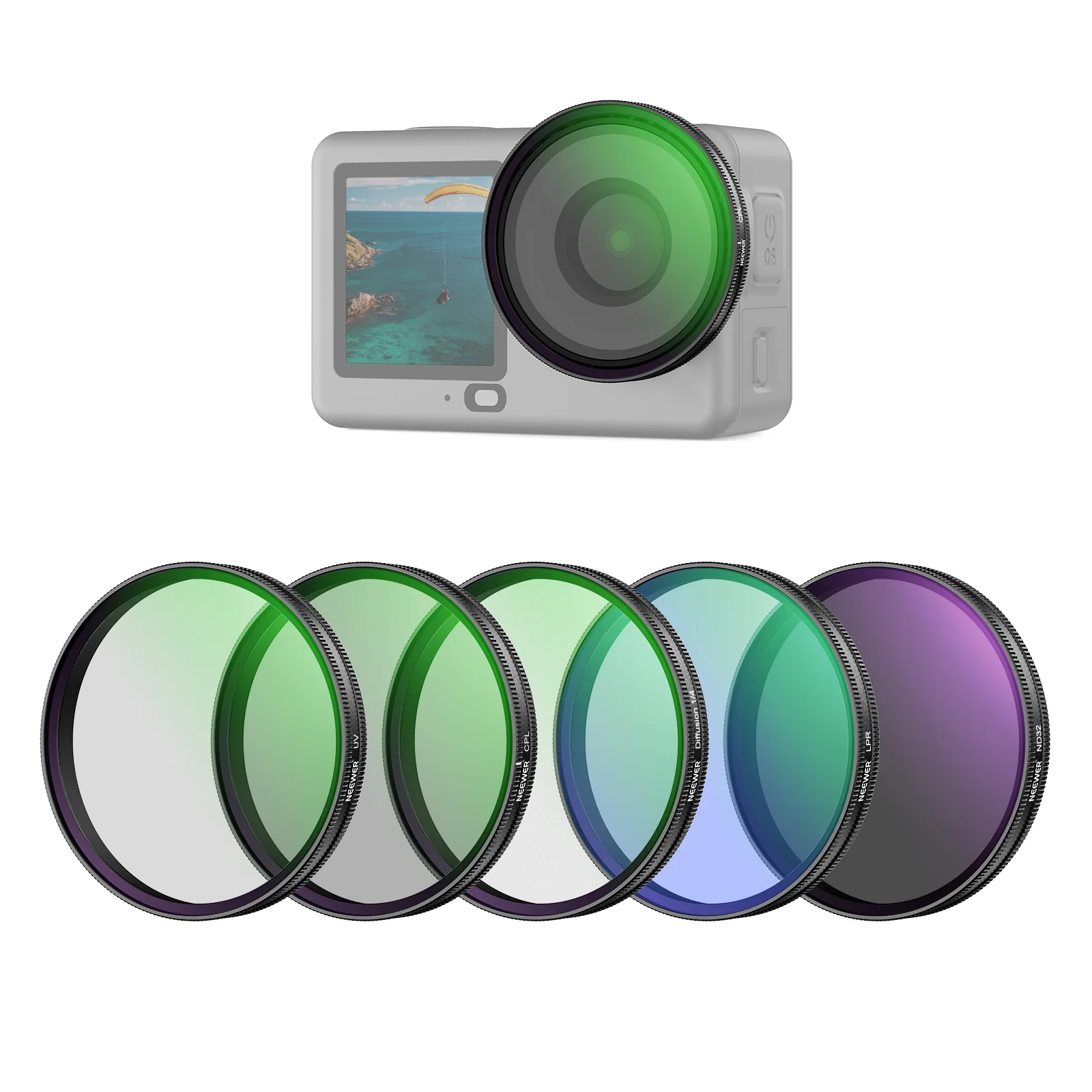 NEEWER ND/CPL Filter Set Compatible with DJI Osmo Action 6 - Image 25