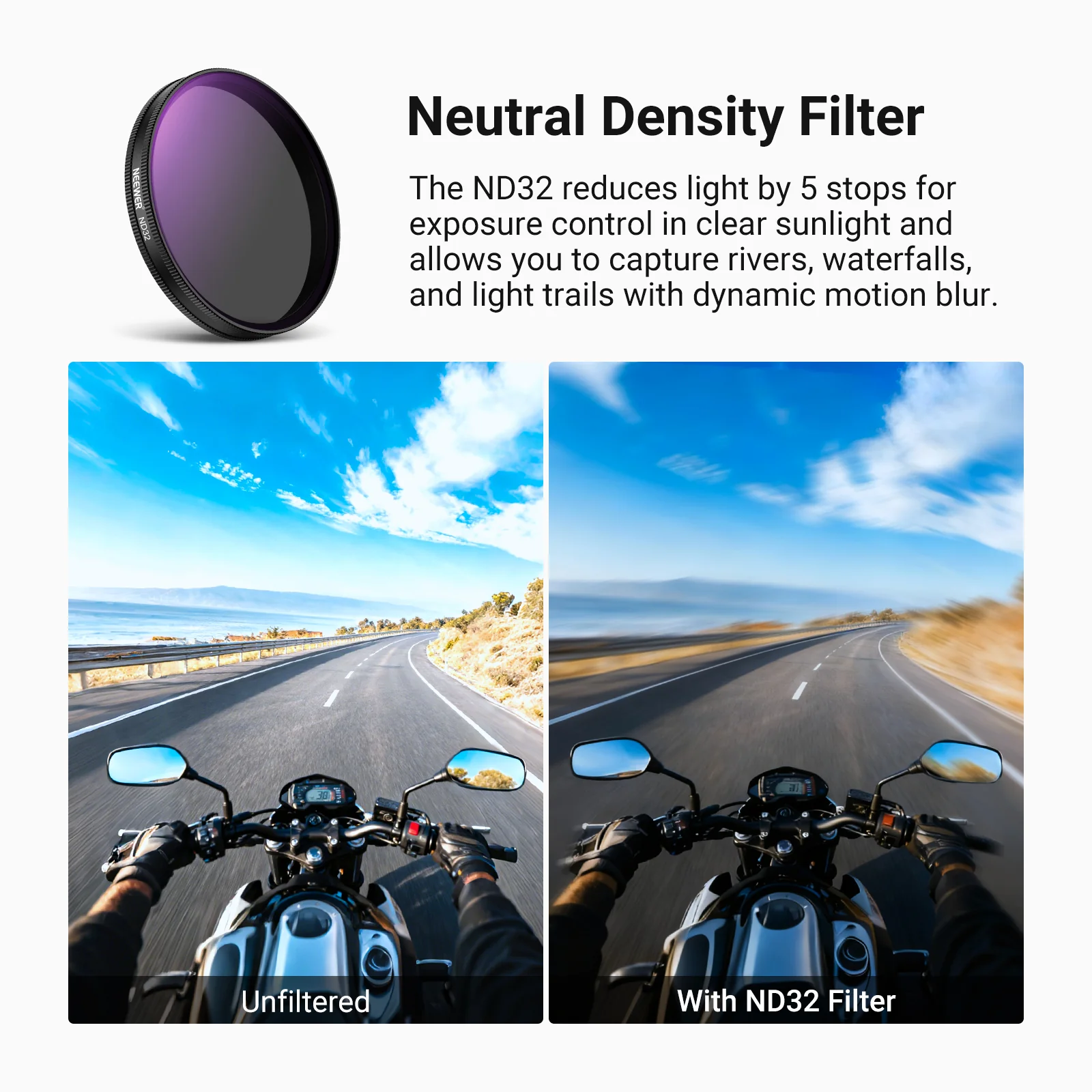NEEWER ND/CPL Filter Set Compatible with DJI Osmo Action 6 - Image 28